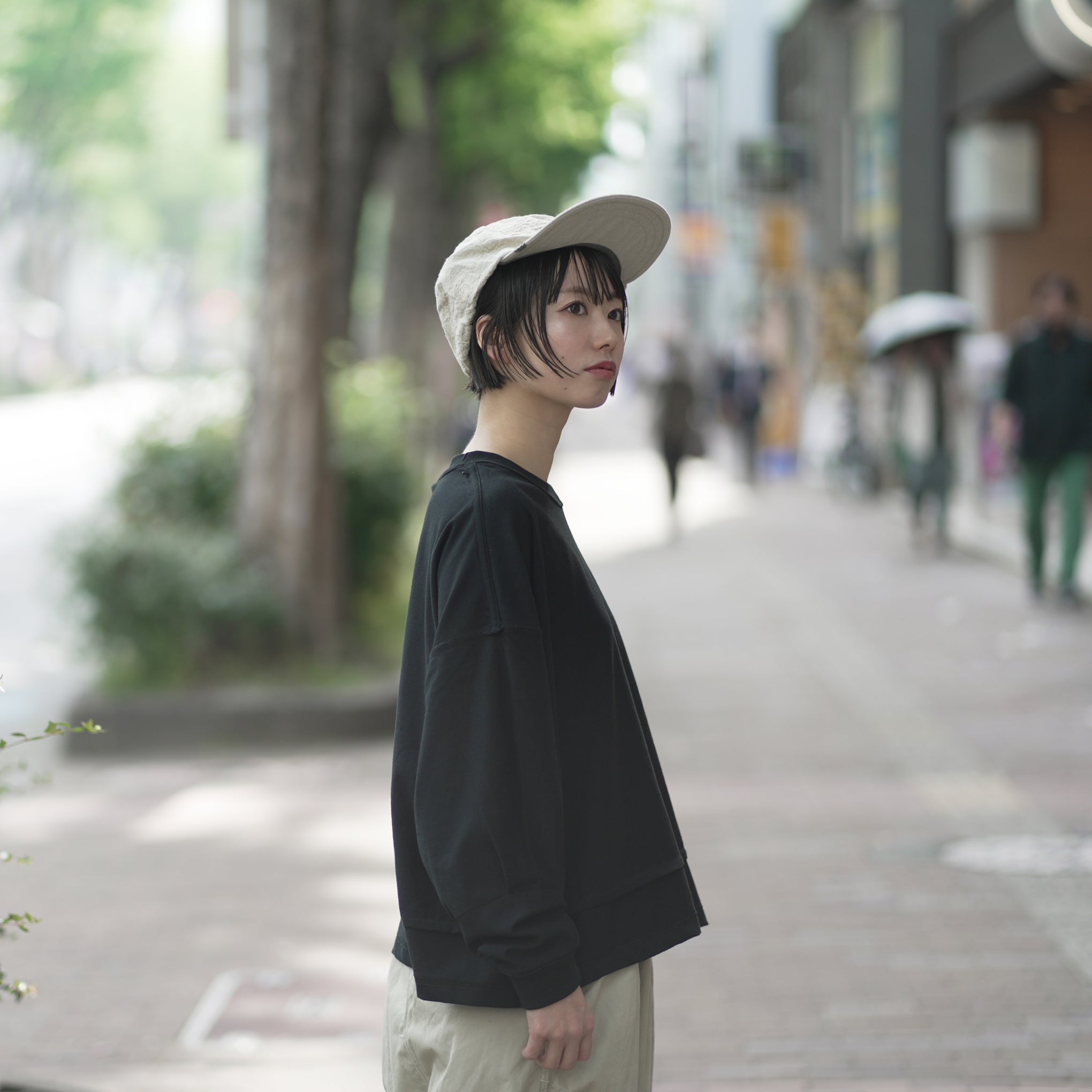 MATE-249 | リバーシブルBIGロンT | Color:Wht/Blk | Size-1【REHERSALL_リハーズオール】