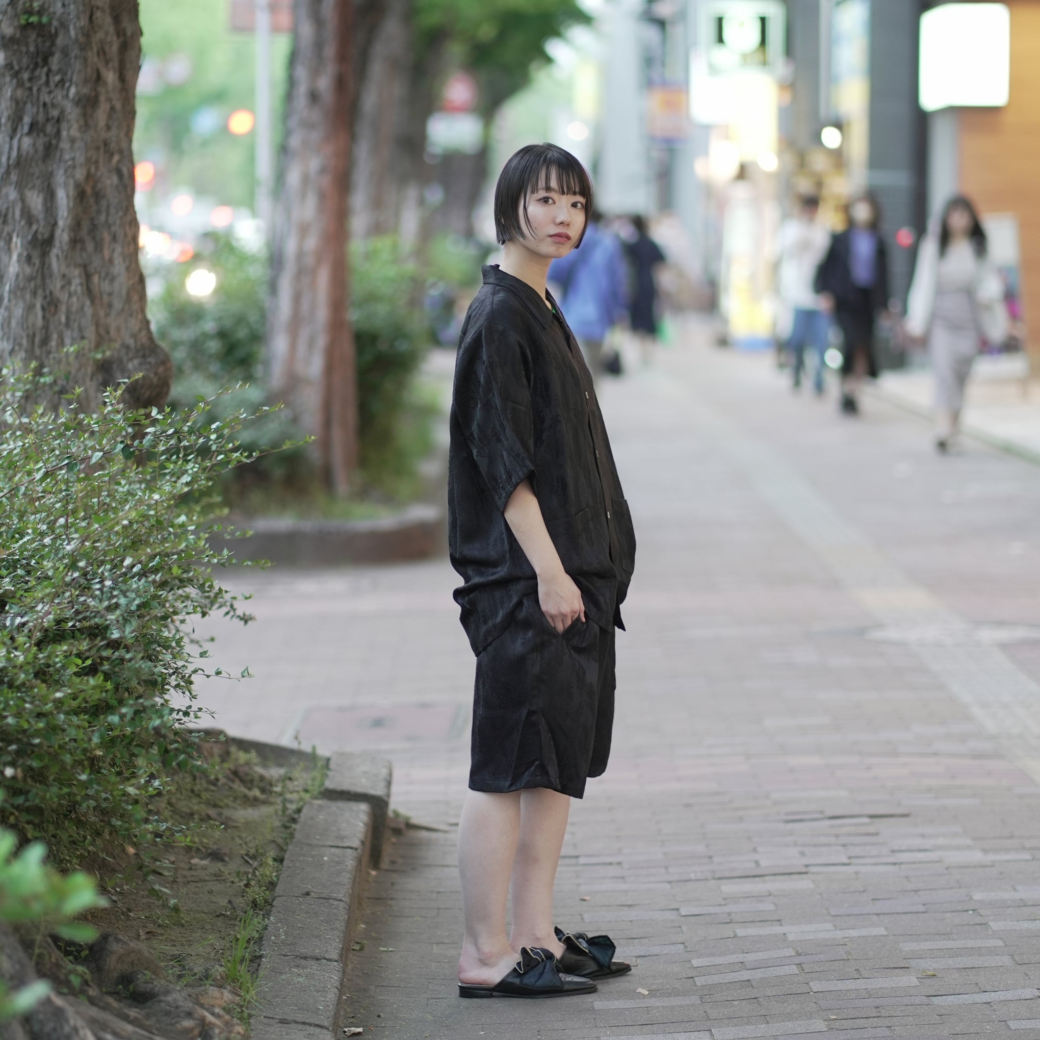 No:KLM23HPT1095 | Name:TUMBI | Color:Black/Blue/Light Grya【KELEN MEN_ケレン】