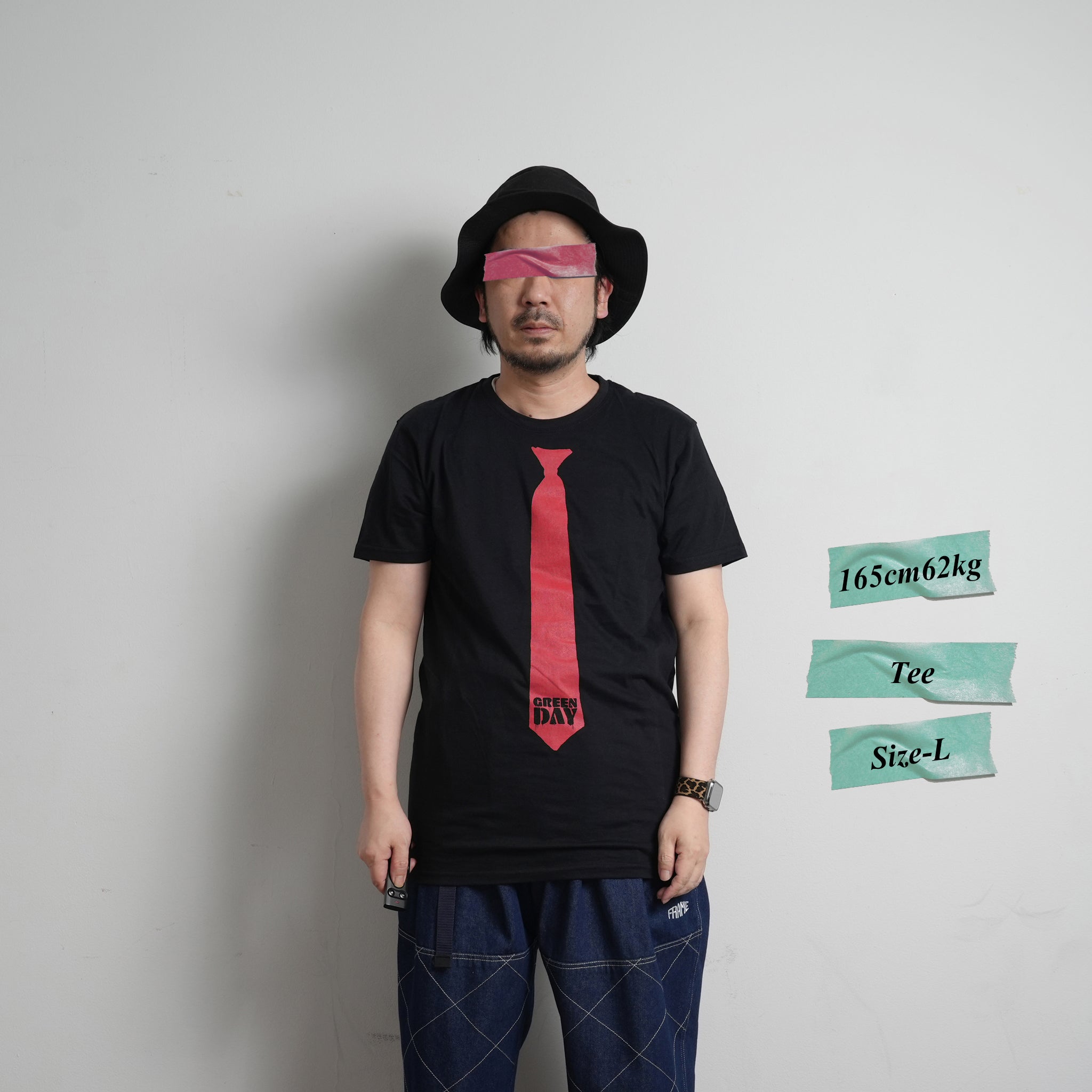 GDTS42MB | GreenDay_Tie_Unisex_tee | Color:Black【ROCK OFF】【ネコポス選択可能】