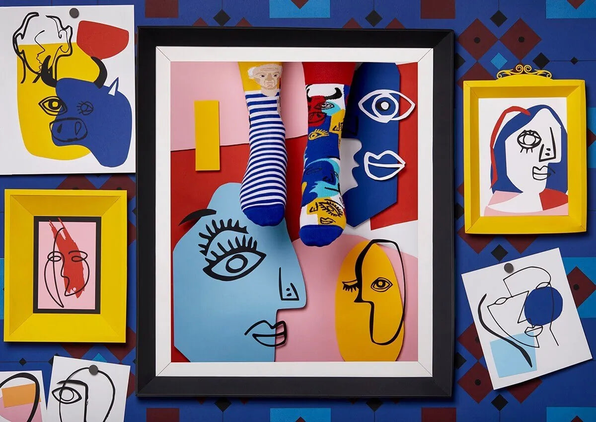 many mornings reguler socks /Picassocks/ 【many mornings メニ―モーニングス】【ネコポス選択可能】