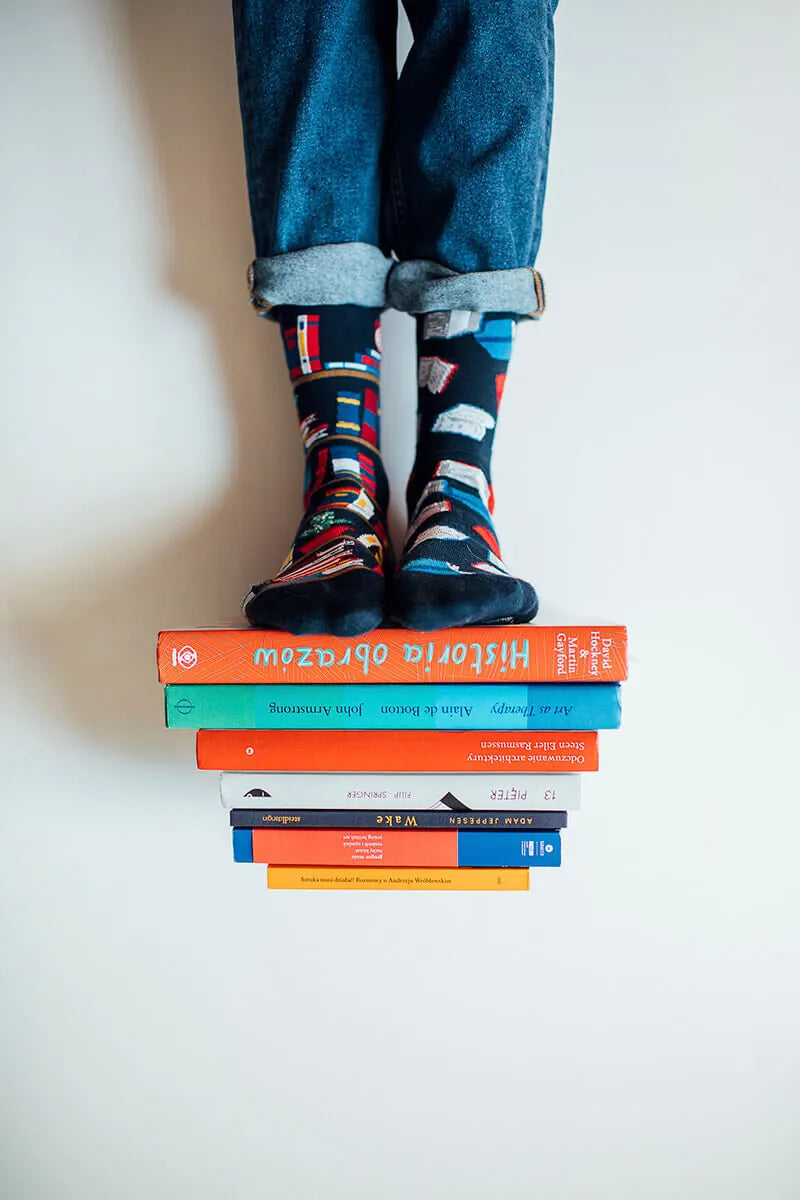 many mornings reguler socks /The Book Story/ 【MANY MORNINGS_メニ―モーニングス】【ネコポス選択可能】