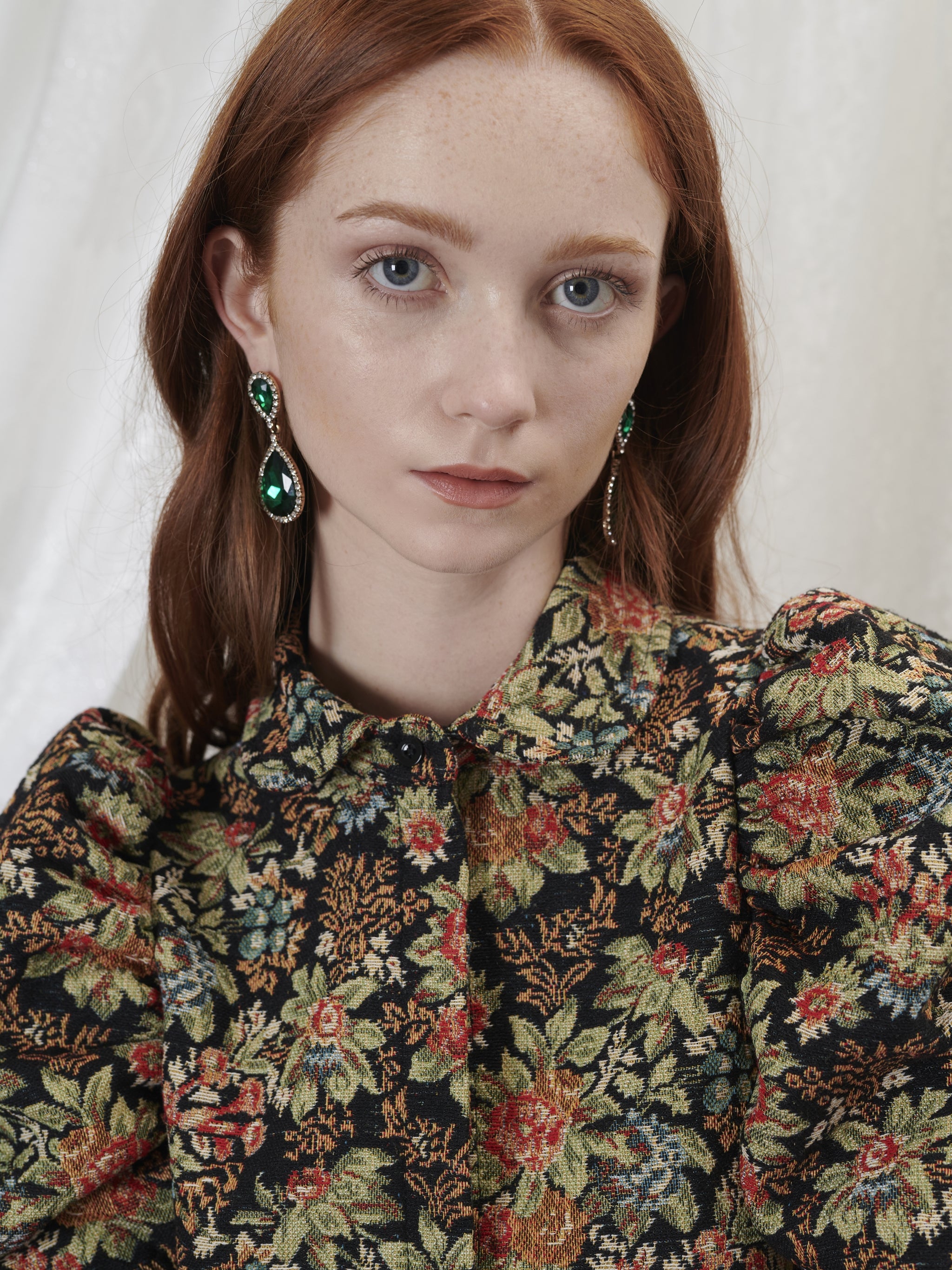 No:24SJ02BL1034MUL | Name:Memento Tapestry Blouse | Color:Multi | Size:XS/S【SISTER JANE_シスタージェーン】【archive】
