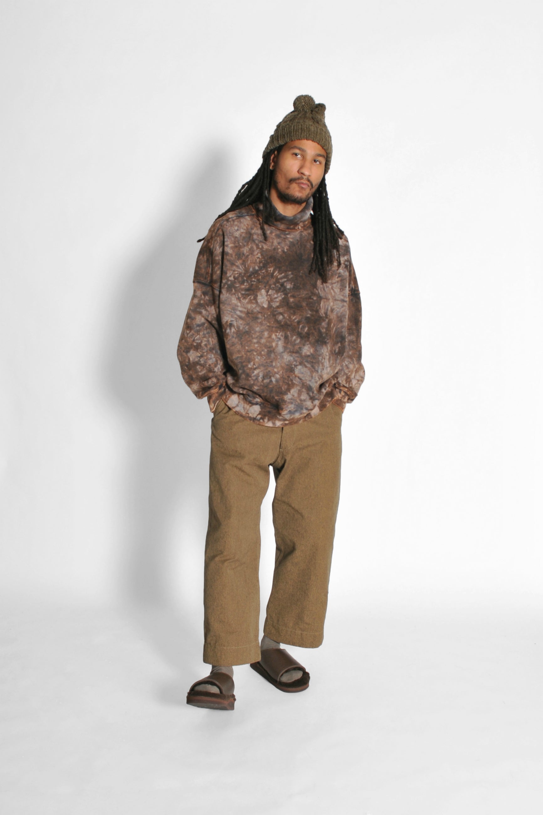 No:M30306 | Name:Chino Pants | Color:Old Hunting Brown/Black Mix | Size:30/32/34【MONITALY】【入荷予定アイテム・入荷連絡可能】-MONITALY-ADDICTION FUKUOKA