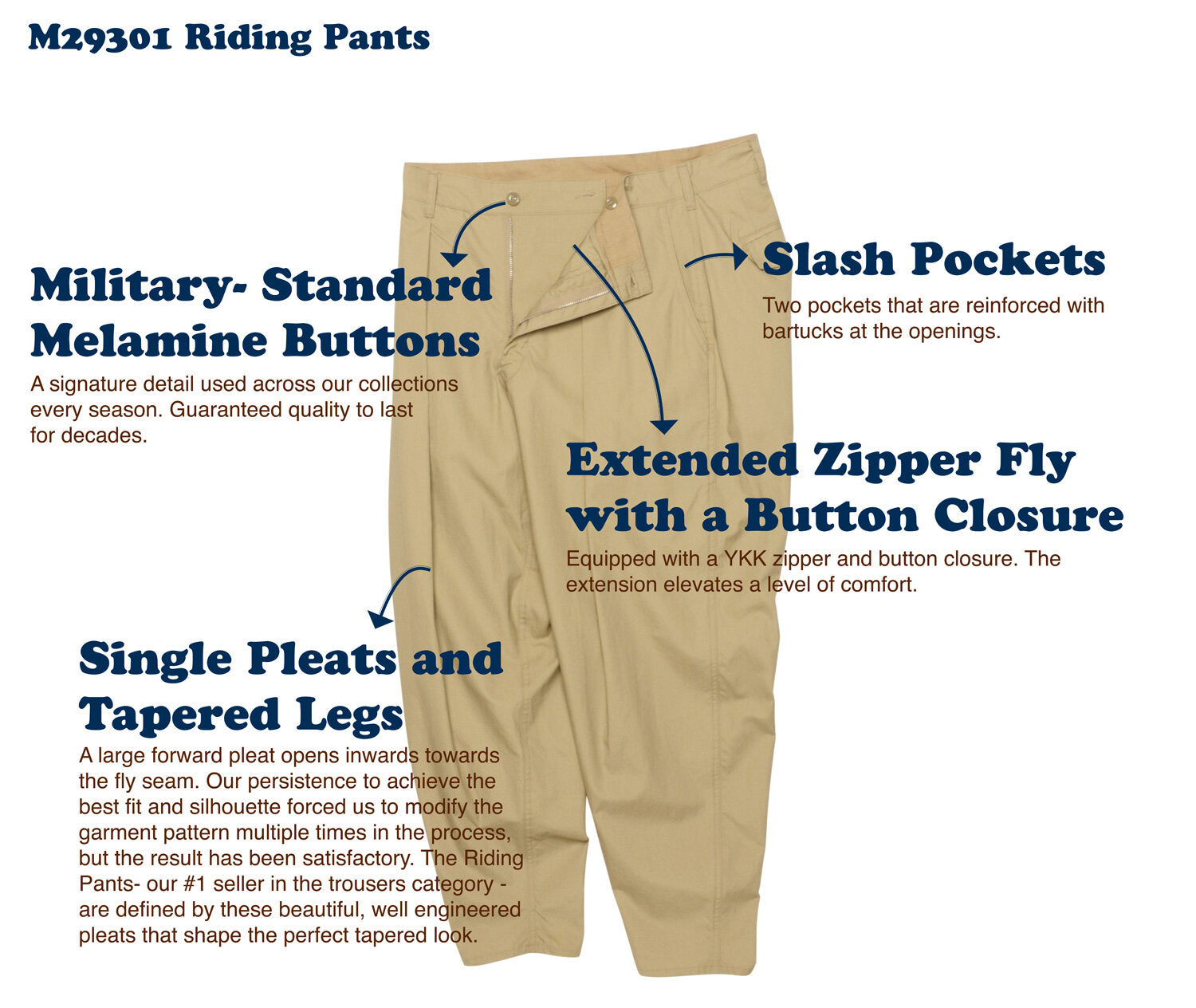 No:M29301 | Name:Riding Pants | Color:BETRO Paisley | Size-30/32/34【MONITALY】-MONITALY-ADDICTION FUKUOKA