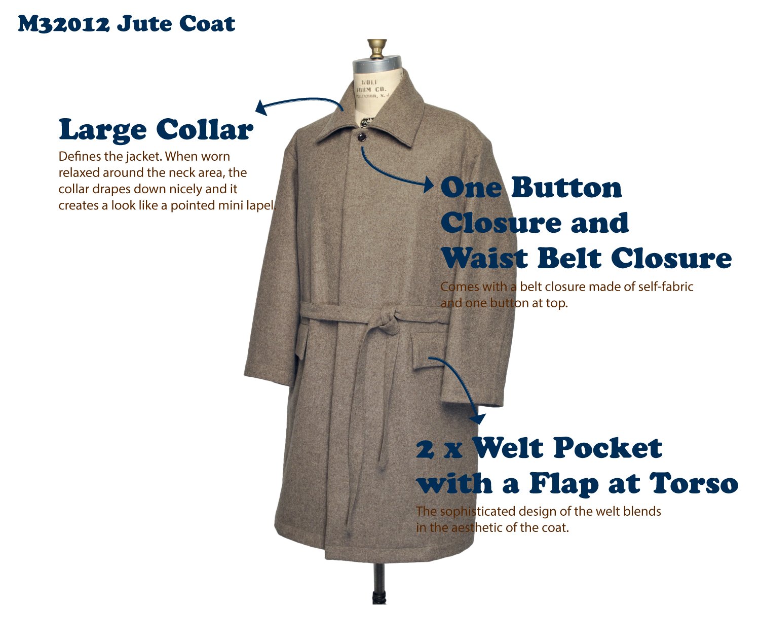 M32012 | Jute Coat | Color:Jacquard Cotton Green Camo【MONITALY_モニタリー】