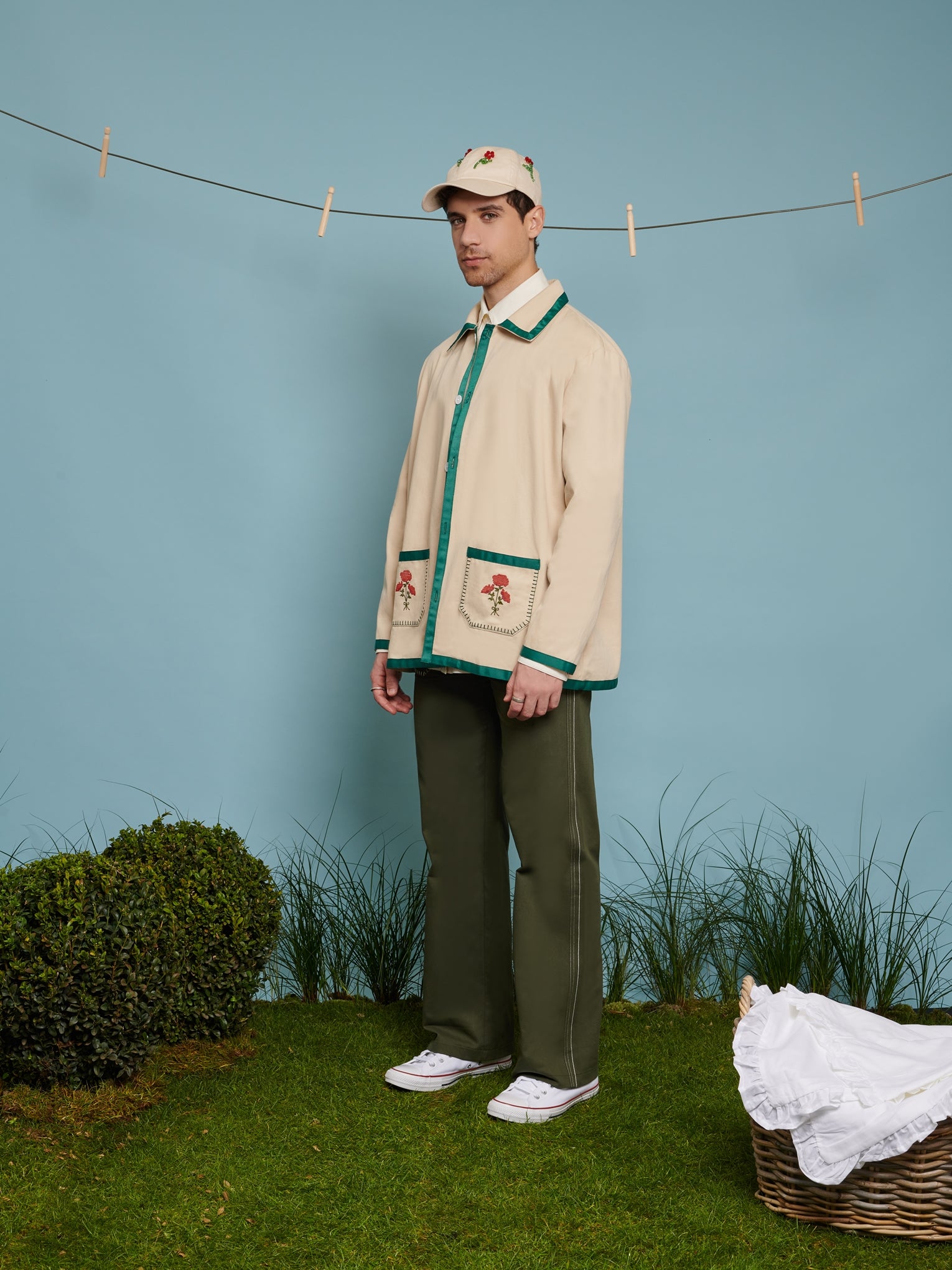 No:27SM02JKM019CRM | Name:Gordon Embroidered Jacket | Color:Cream【SISTER JANE_シスタージェーン】【archive】