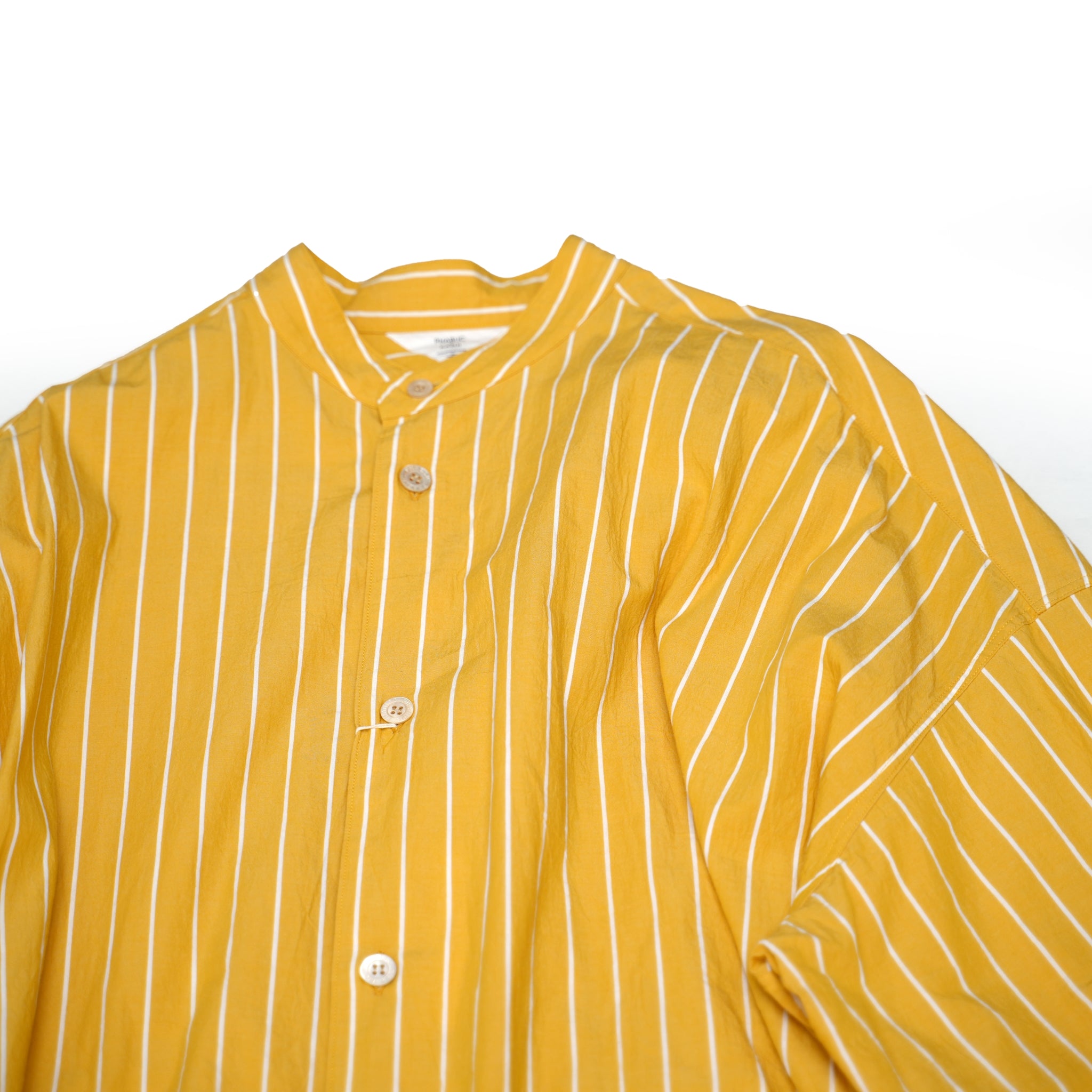 Big Shirts Stripe – Yellow | PHABLIC × KAZUI