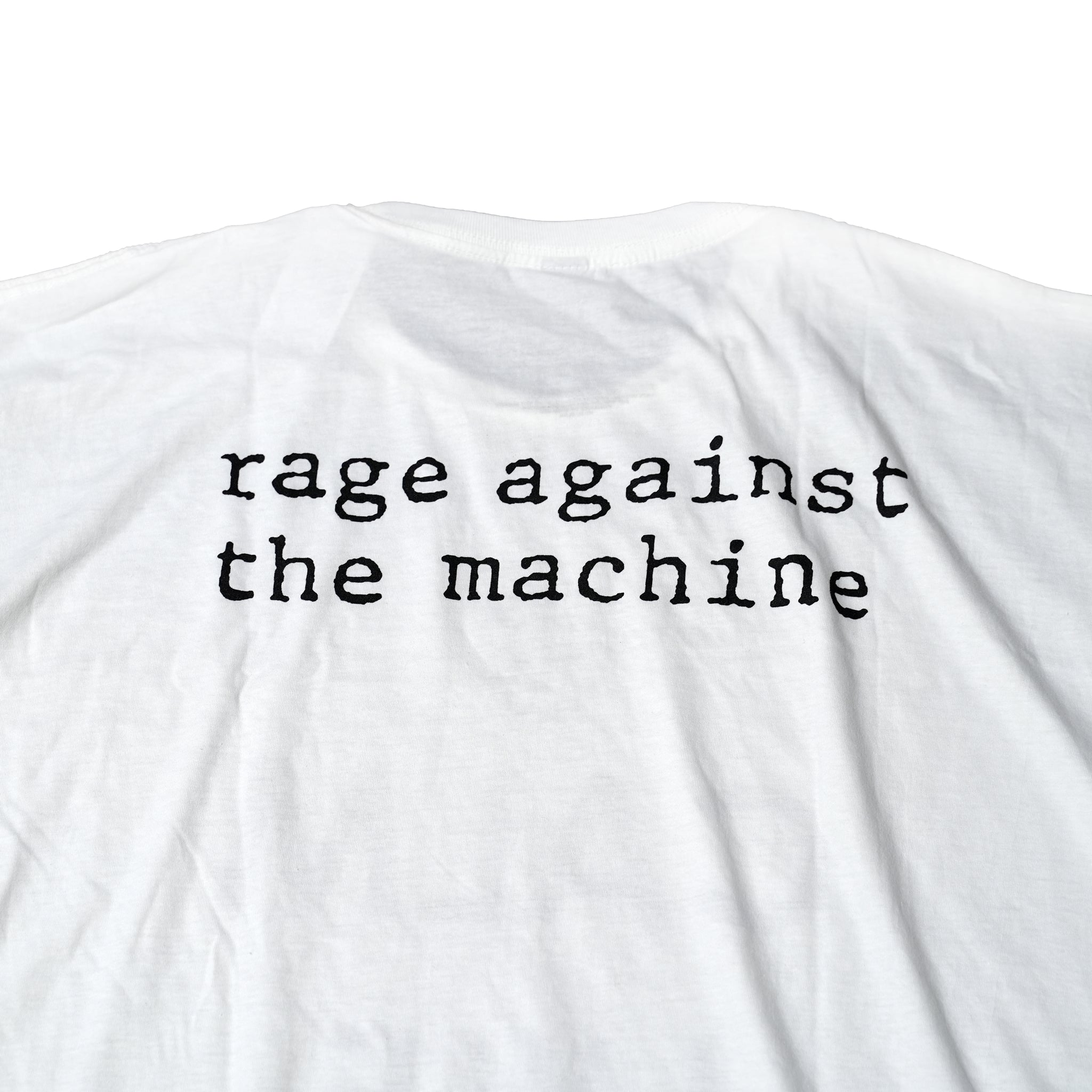 No:RATMTS08MW | Name:RATM_Calm Like A Bomb_Unisex_Tee_Rage Against The Machine | Color:White【ROCK OFF】【ネコポス選択可能】【archive】