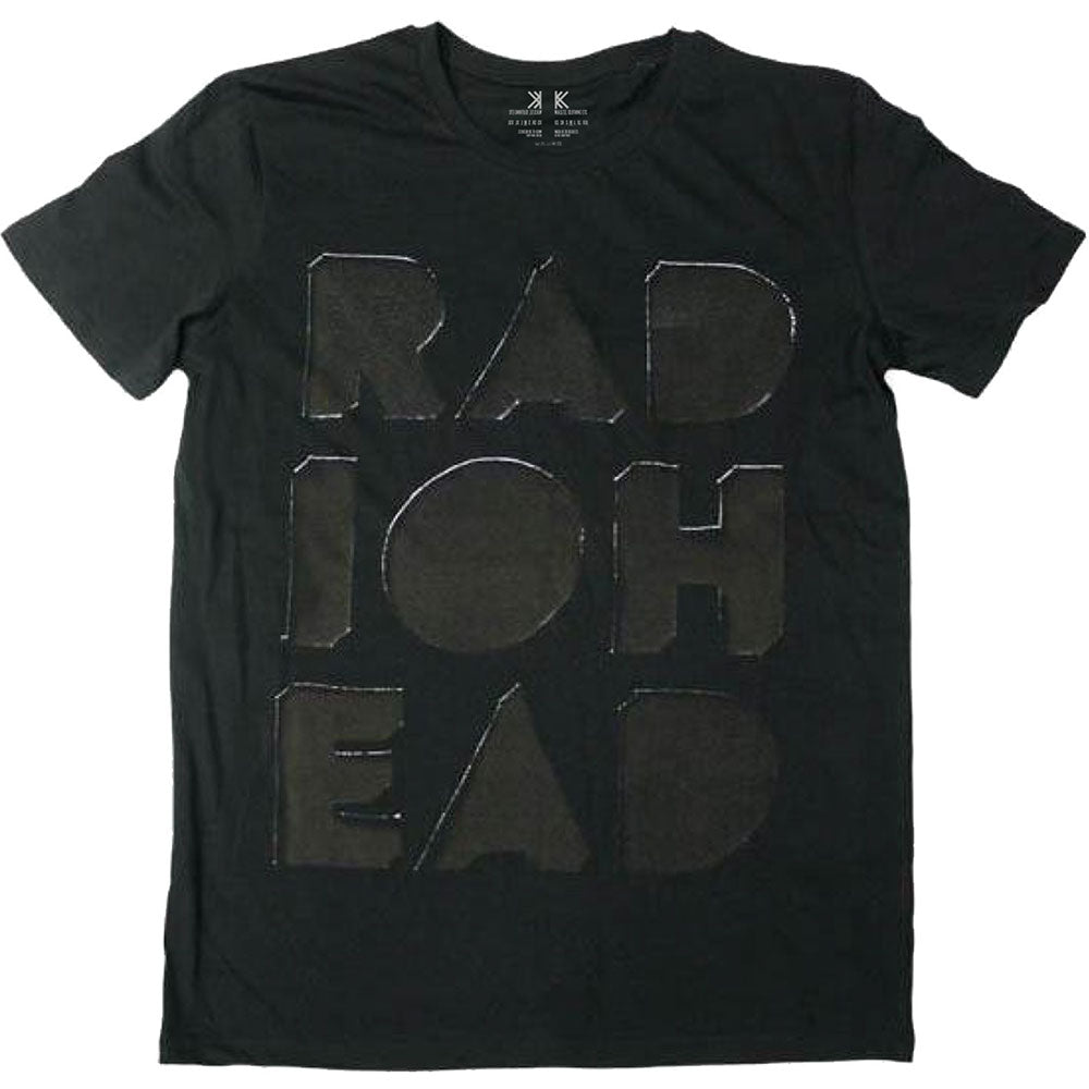 No:RHTS11MB03 | Name:Radiohead_Debossed Note Pad | Color:Black | Size:L【Radiohead】【CULTURE TEE】【ネコポス選択可能】