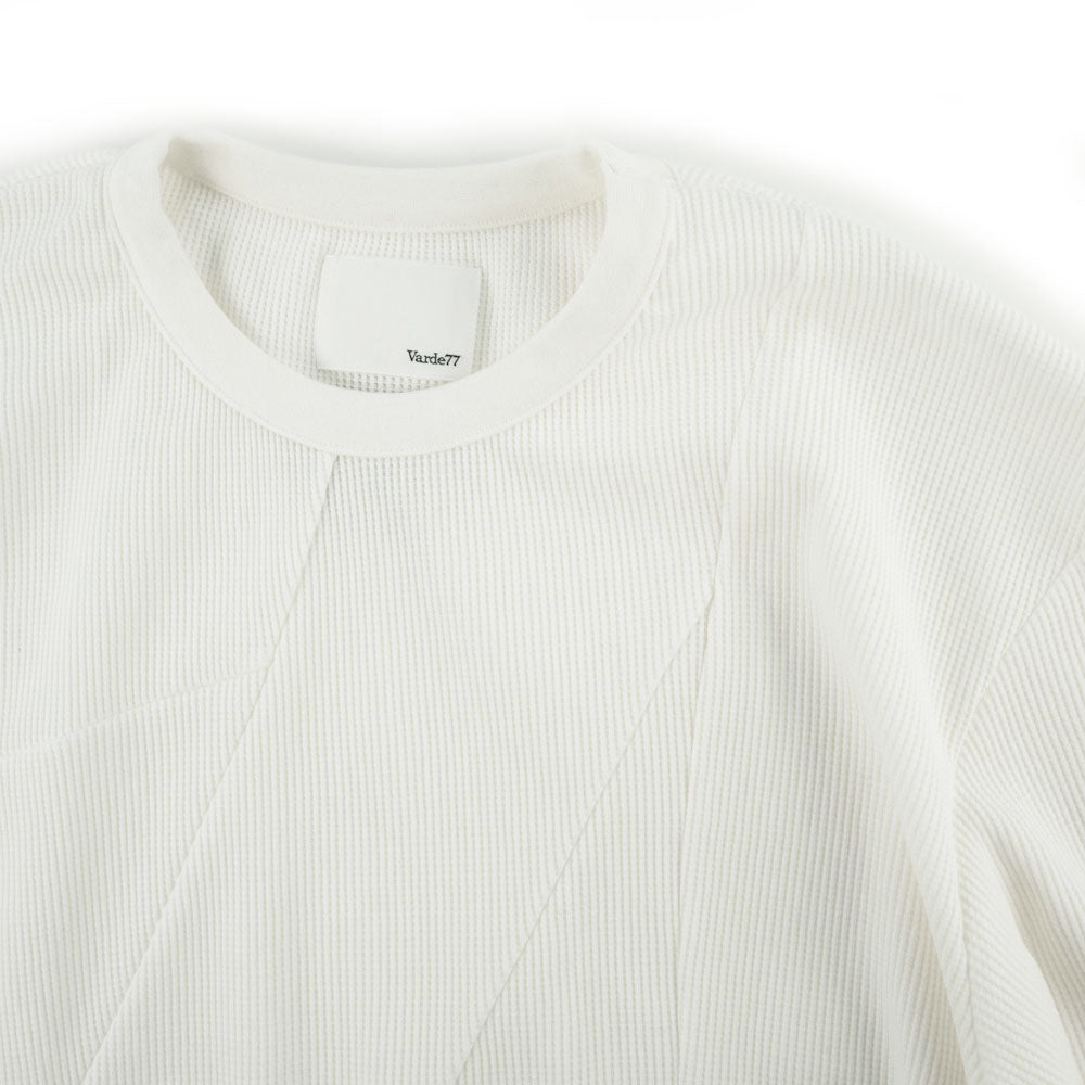 NO:VR20AW-AN-CT01 | Name:UNION THERMAL CUTSEW | Color:WHITE | Style:【VARDE77】-VARDE77-ADDICTION FUKUOKA