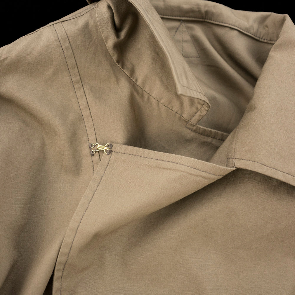 No:vr21ss-sd-sr03 | Name:DOUBLE NECK LONG SHIRTS | Color:BROWN | Size-Free【VARDE77】-VARDE77-ADDICTION FUKUOKA