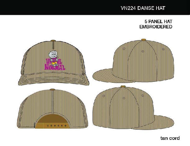 VN224 | Danse Hat – Tan Cord | VIRGIL NORMAL