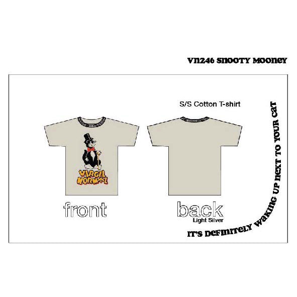 VN246 | SNOOTY MOONEY | Color:Light Silver【VIRGIL NORMAL_ヴァージルノーマル】【ネコポス選択可能】