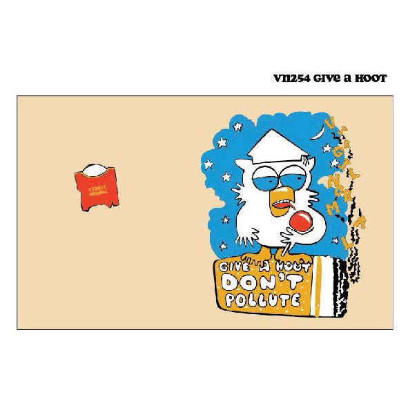 VN254 | GIVE A HOOT | Color:Beige【VIRGIL NORMAL_ヴァージルノーマル】【ネコポス選択可能】