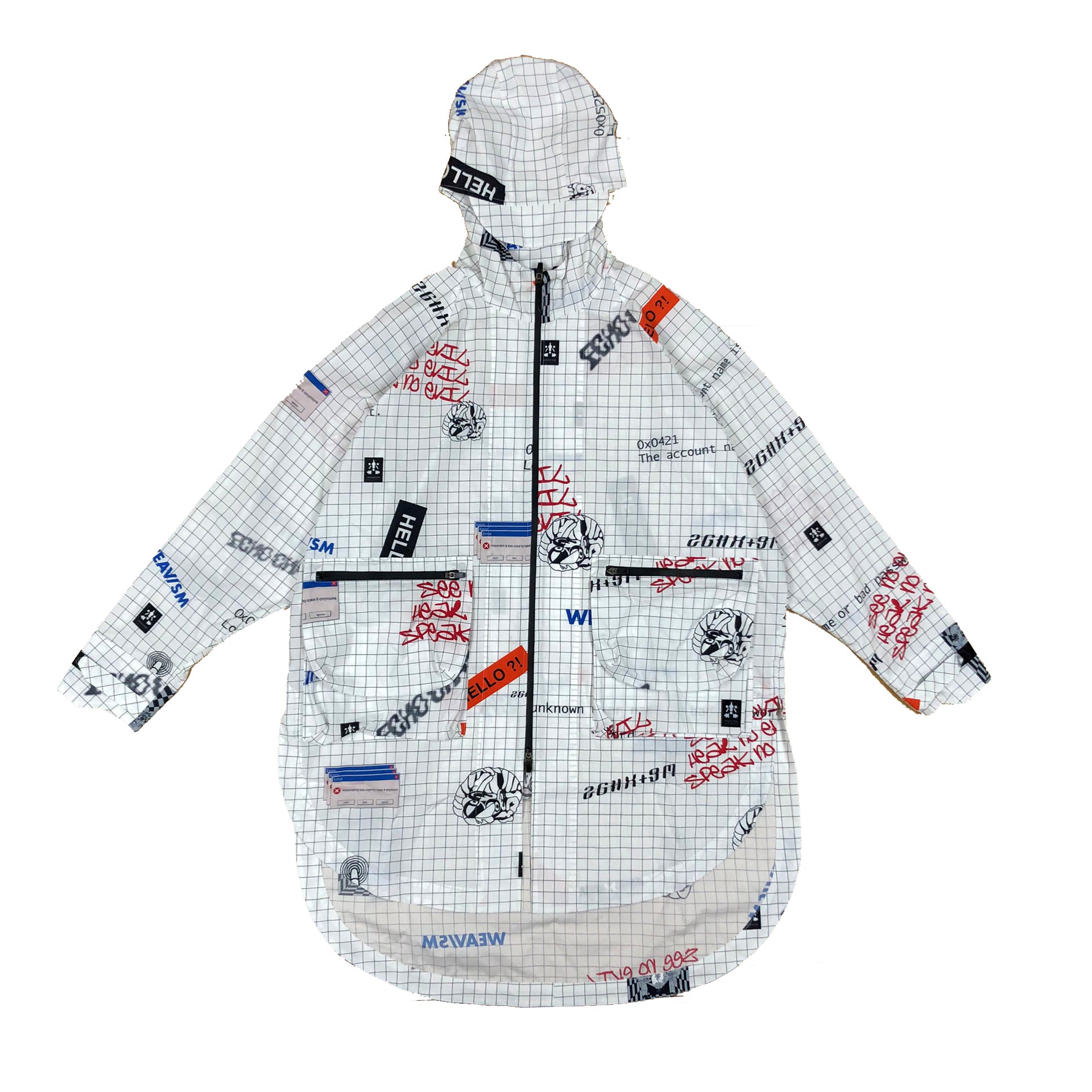 No:WDM16R0611B | Name:Flamer Jacket - Social Print | Size-Free【WEAVISM】-WEAVISM-ADDICTION FUKUOKA