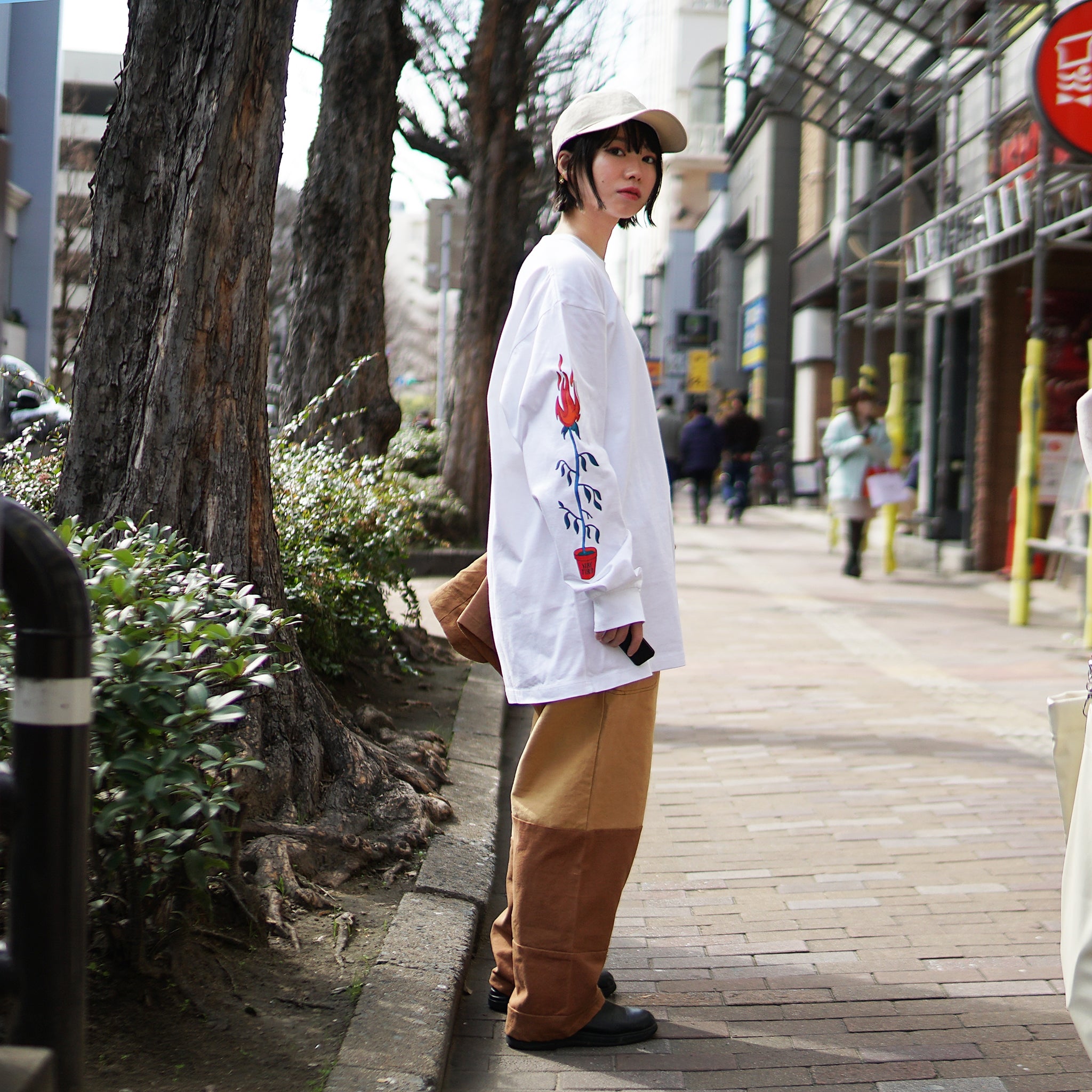 TS00244 | NOTHINGTH LS TEE (ORGANIC) – White | TIRED
