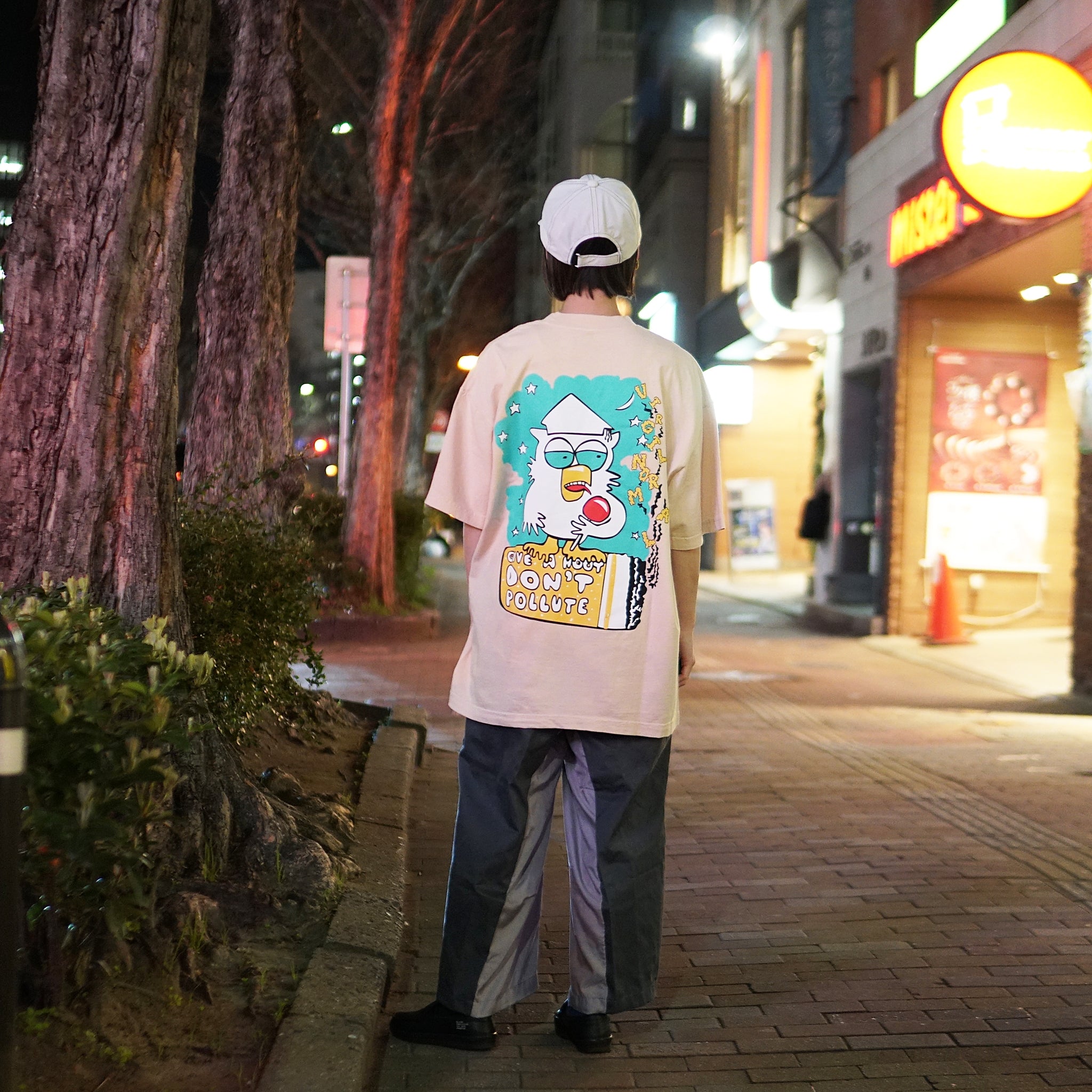 VN254 | GIVE A HOOT | Color:Beige【VIRGIL NORMAL_ヴァージルノーマル】【ネコポス選択可能】
