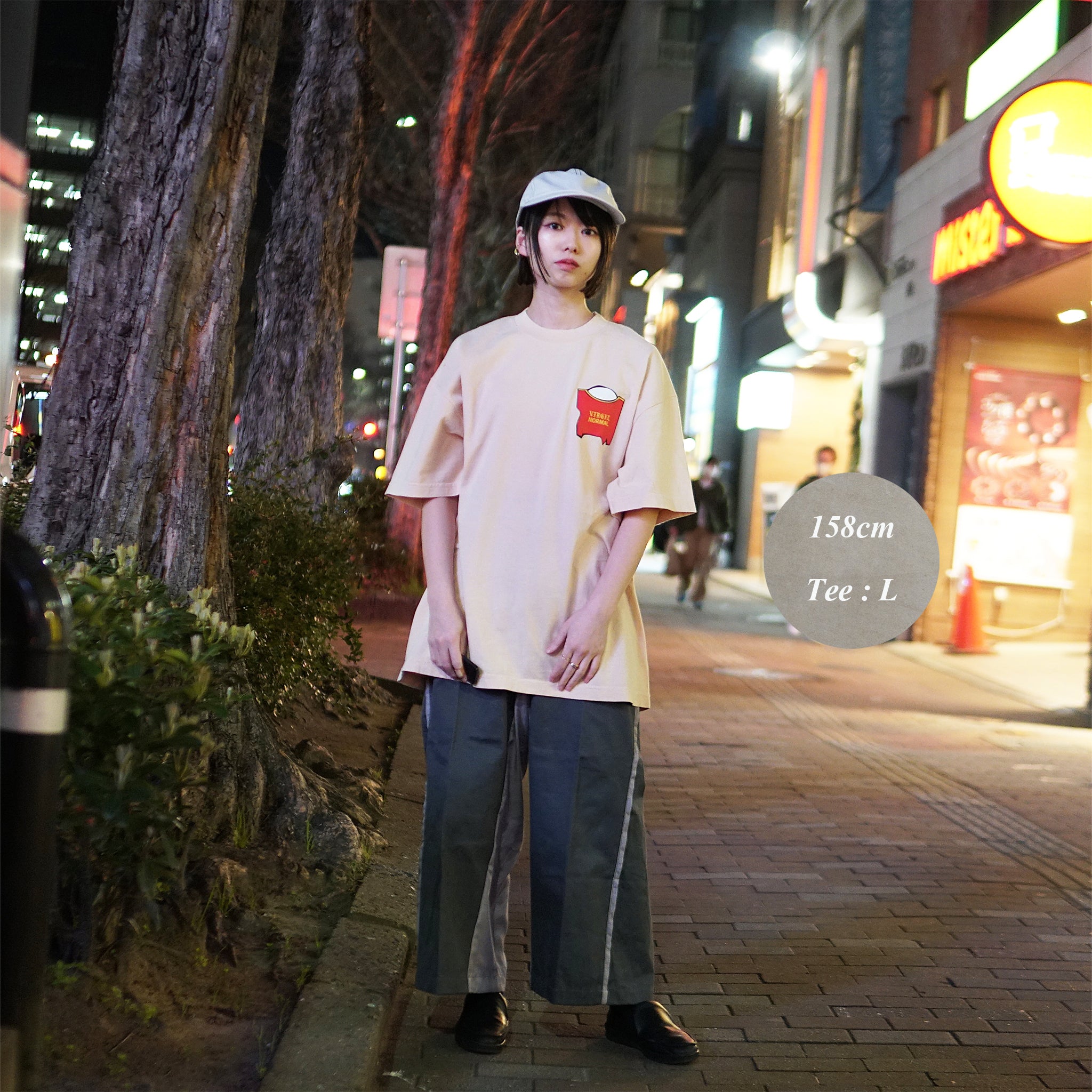 VN254 | GIVE A HOOT | Color:Beige【VIRGIL NORMAL_ヴァージルノーマル】【ネコポス選択可能】