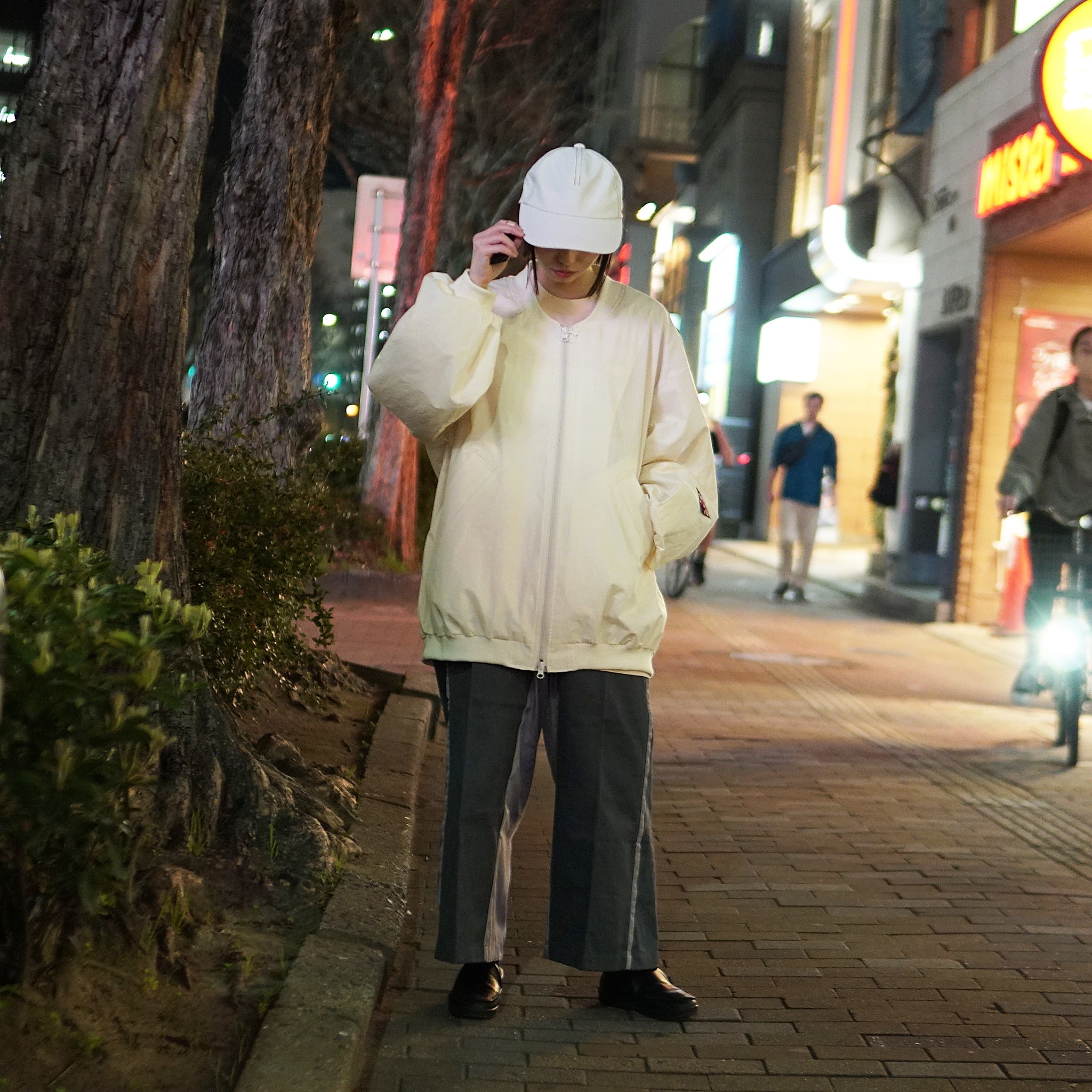 No:AD-00215 | Name:VENTILATECOOL CAP | Color:White/Black【ADAN_エーディーエーエヌ】
