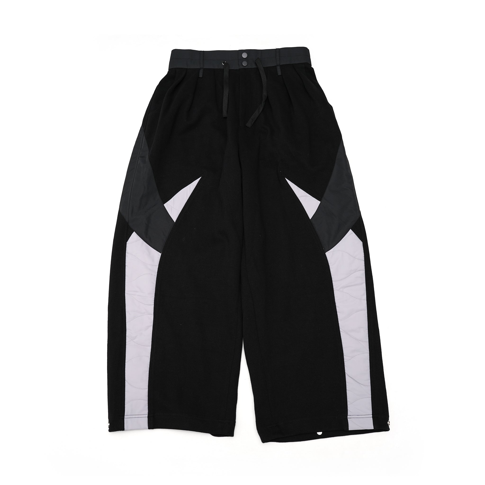 No:ACRS23-P01| Name: 2023 Collection Flower Mantis Collection French cotton heavy quilted cotton padded pants | Color:Black | Size:Free【(A)CRYPSIS®】【SEIVSON_セイヴソン】【archive】