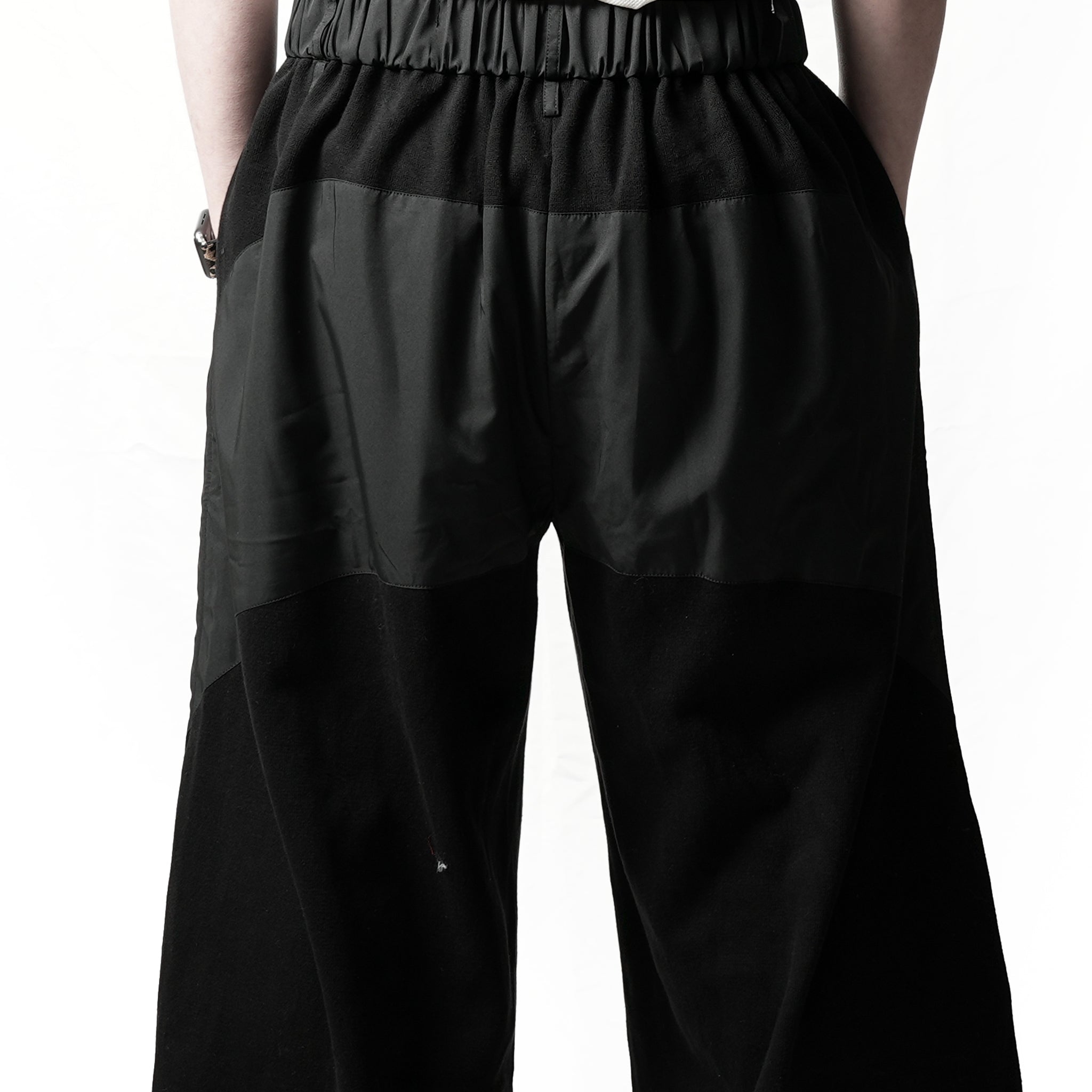 No:ACRS23-P01| Name: 2023 Collection Flower Mantis Collection French cotton heavy quilted cotton padded pants | Color:Black | Size:Free【(A)CRYPSIS®】【SEIVSON_セイヴソン】【archive】