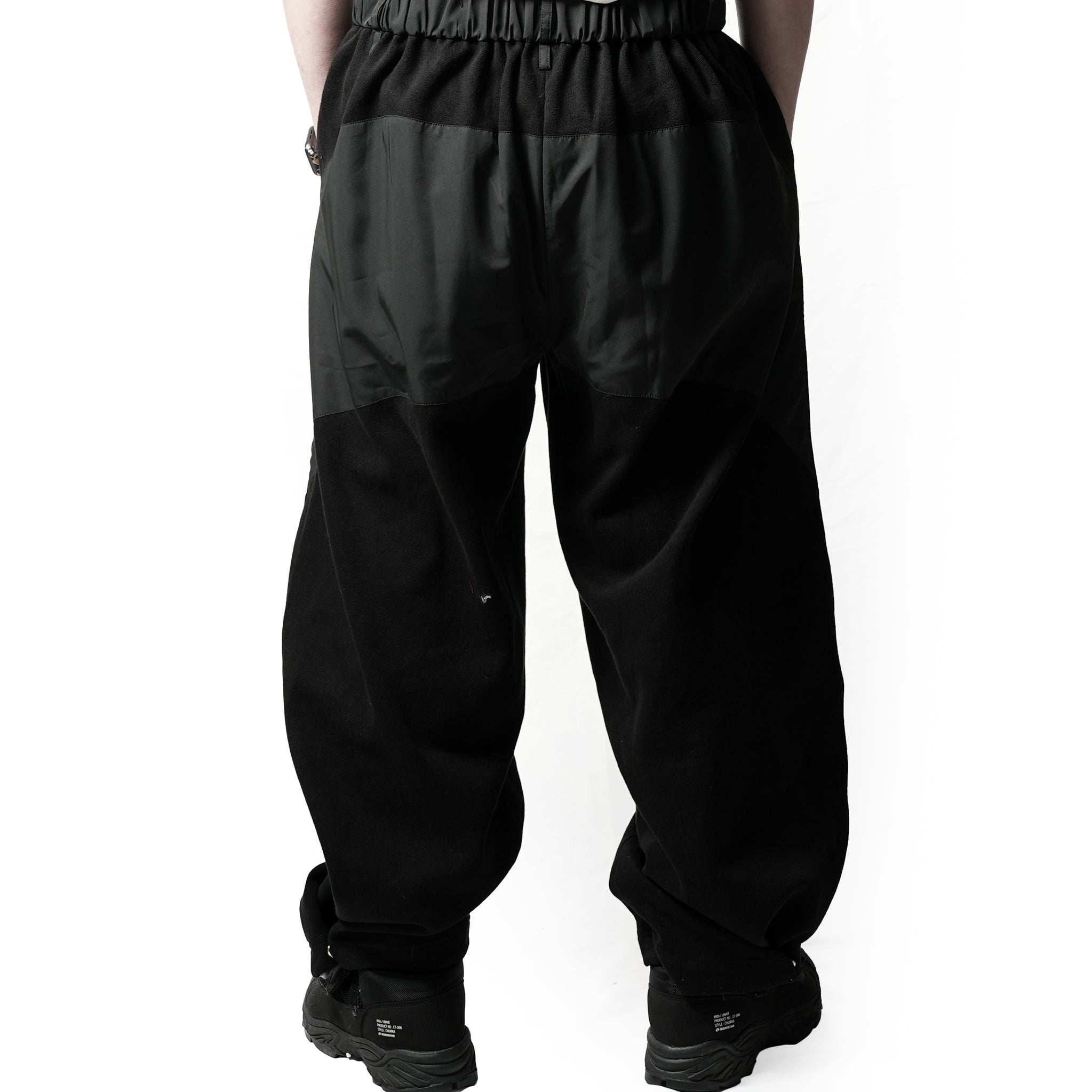No:ACRS23-P01| Name: 2023 Collection Flower Mantis Collection French cotton heavy quilted cotton padded pants | Color:Black | Size:Free【(A)CRYPSIS®】【SEIVSON_セイヴソン】【archive】
