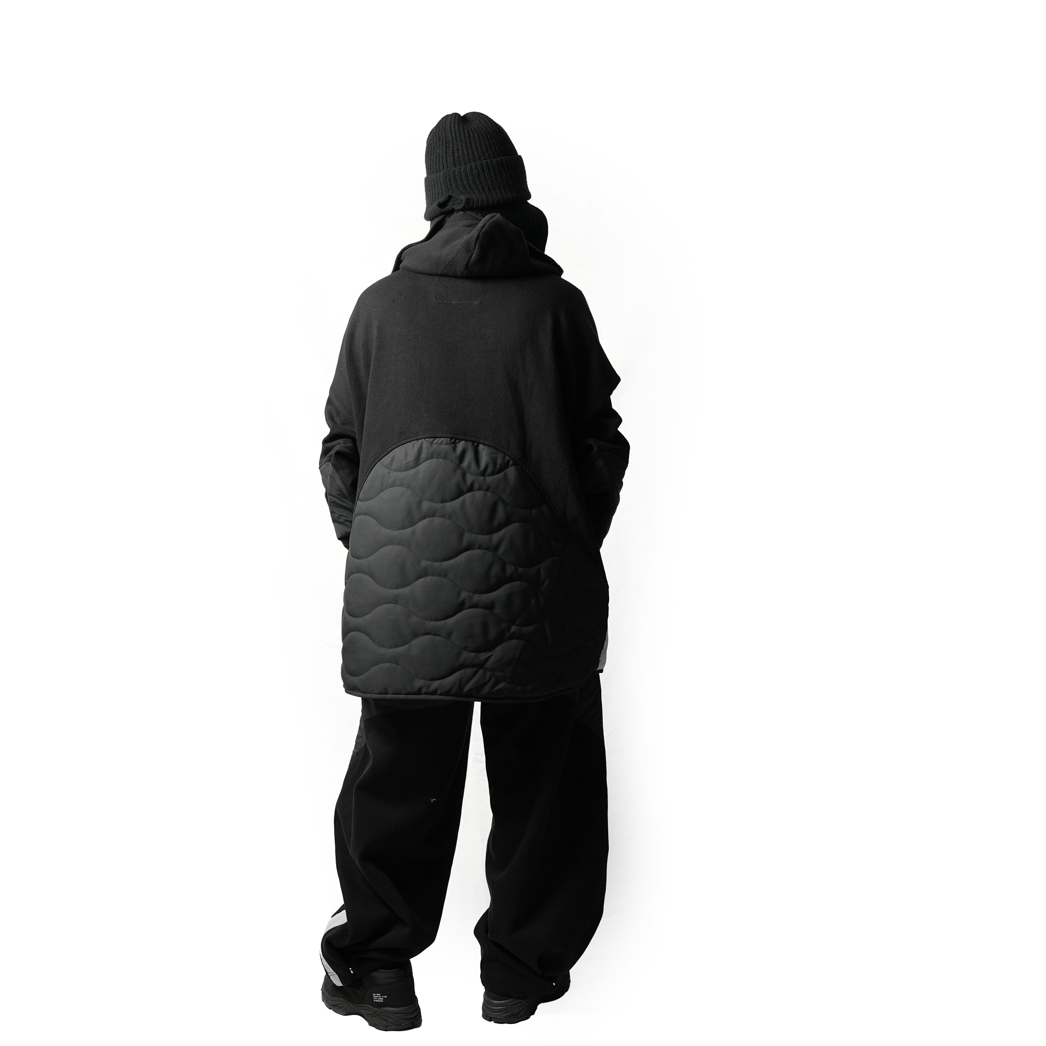 No:ACRS23-P01| Name: 2023 Collection Flower Mantis Collection French cotton heavy quilted cotton padded pants | Color:Black | Size:Free【(A)CRYPSIS®】【SEIVSON_セイヴソン】【archive】