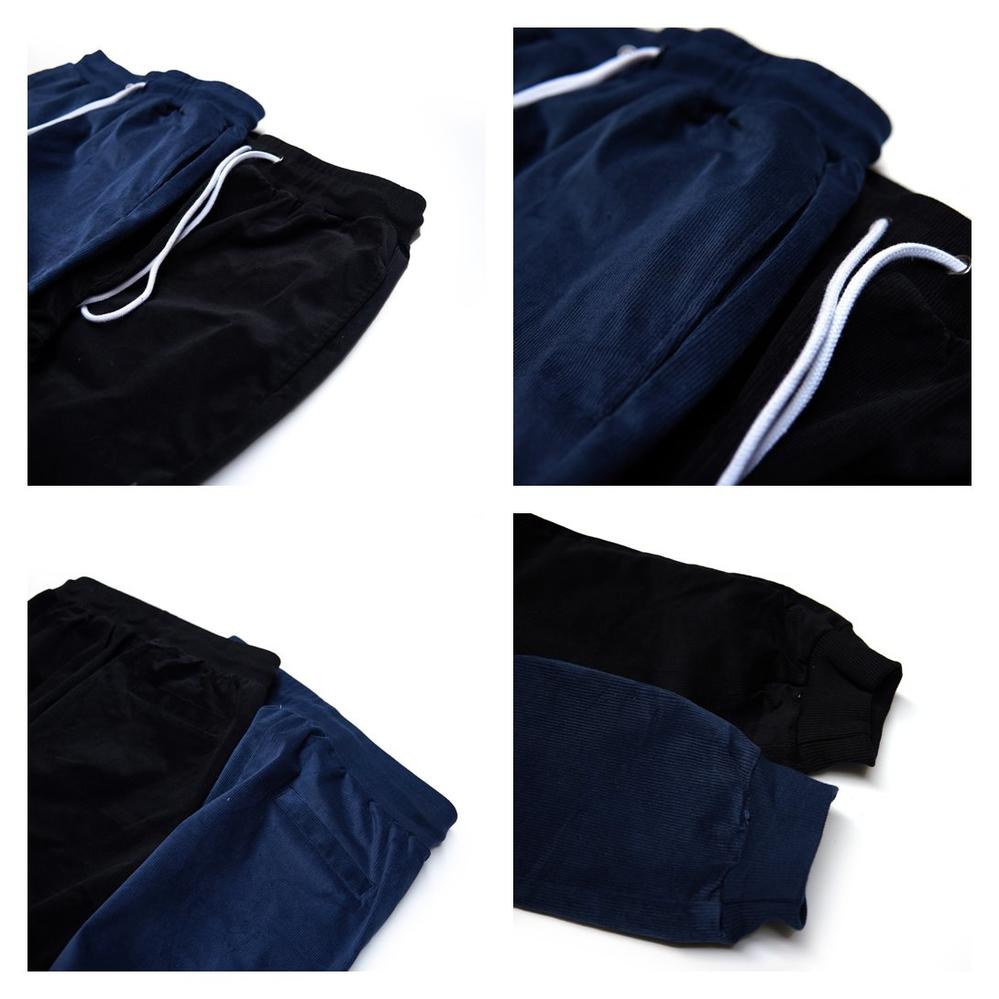 Corduroy Jogger Color:Black/Navy 【ANTLER&WOODS】-ANTLER & WOODS-ADDICTION FUKUOKA