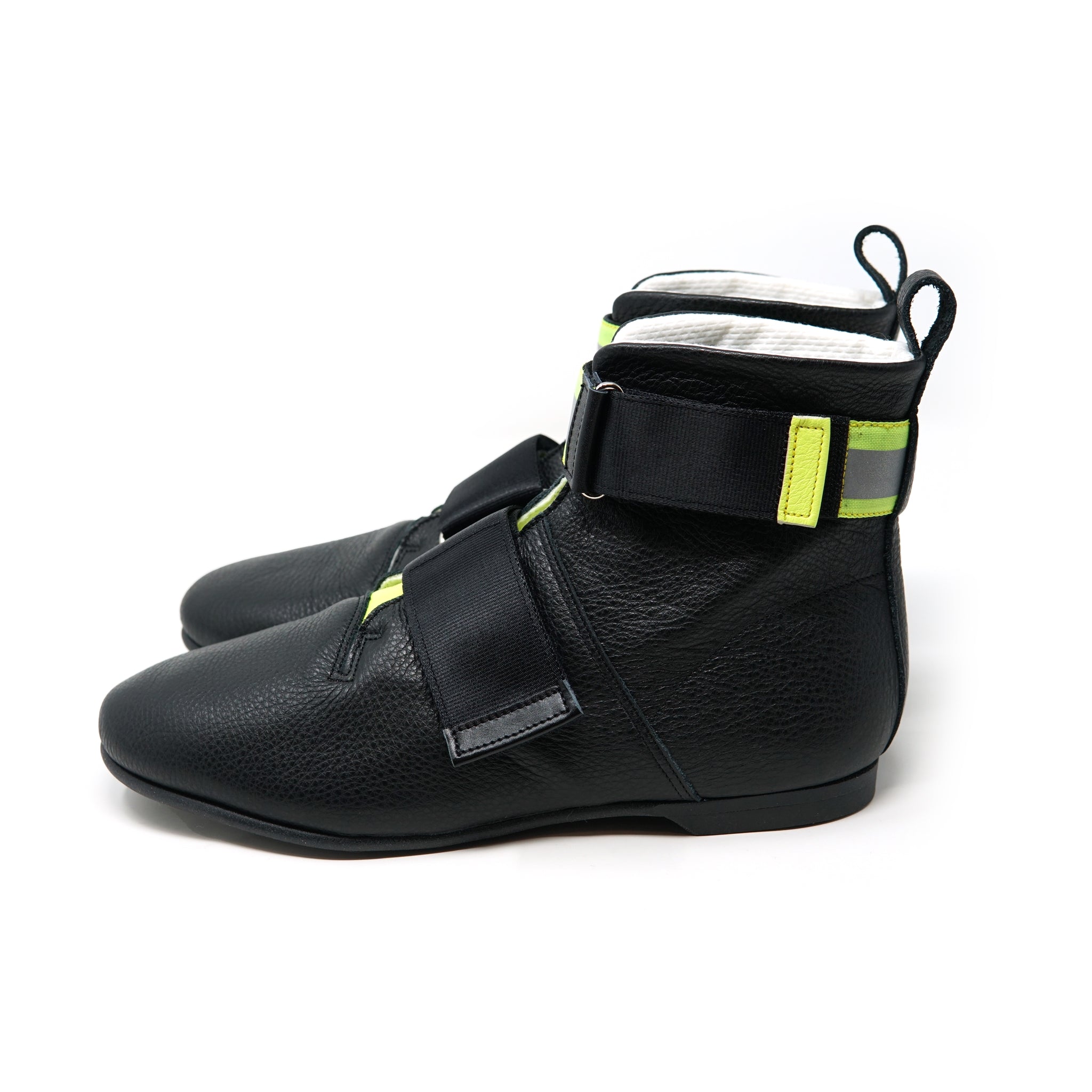 No:bsd22AW-33_B | Name:Safety Leather Boots | Color:Black【BEDSIDEDRAMA_ベッドサイドドラマ】【archive】