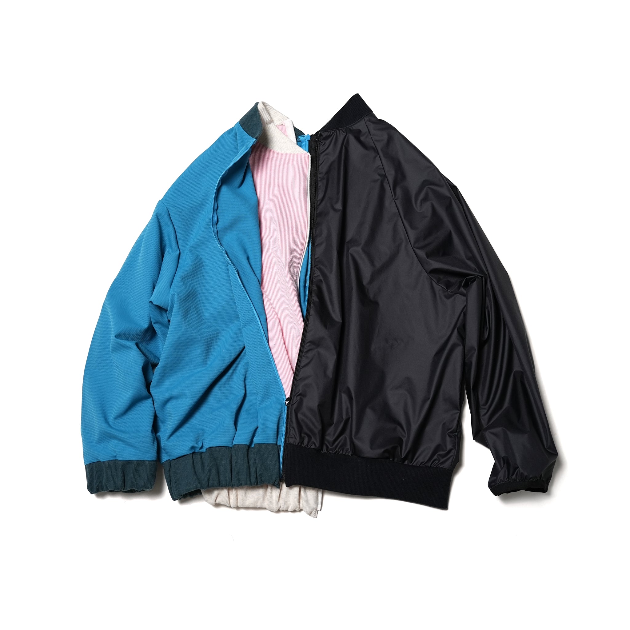 No:bsd23SS-07_a | Name:Three-piece right blouson | Color:Black【BEDSIDEDRAMA_ベッドサイドドラマ】【archive】