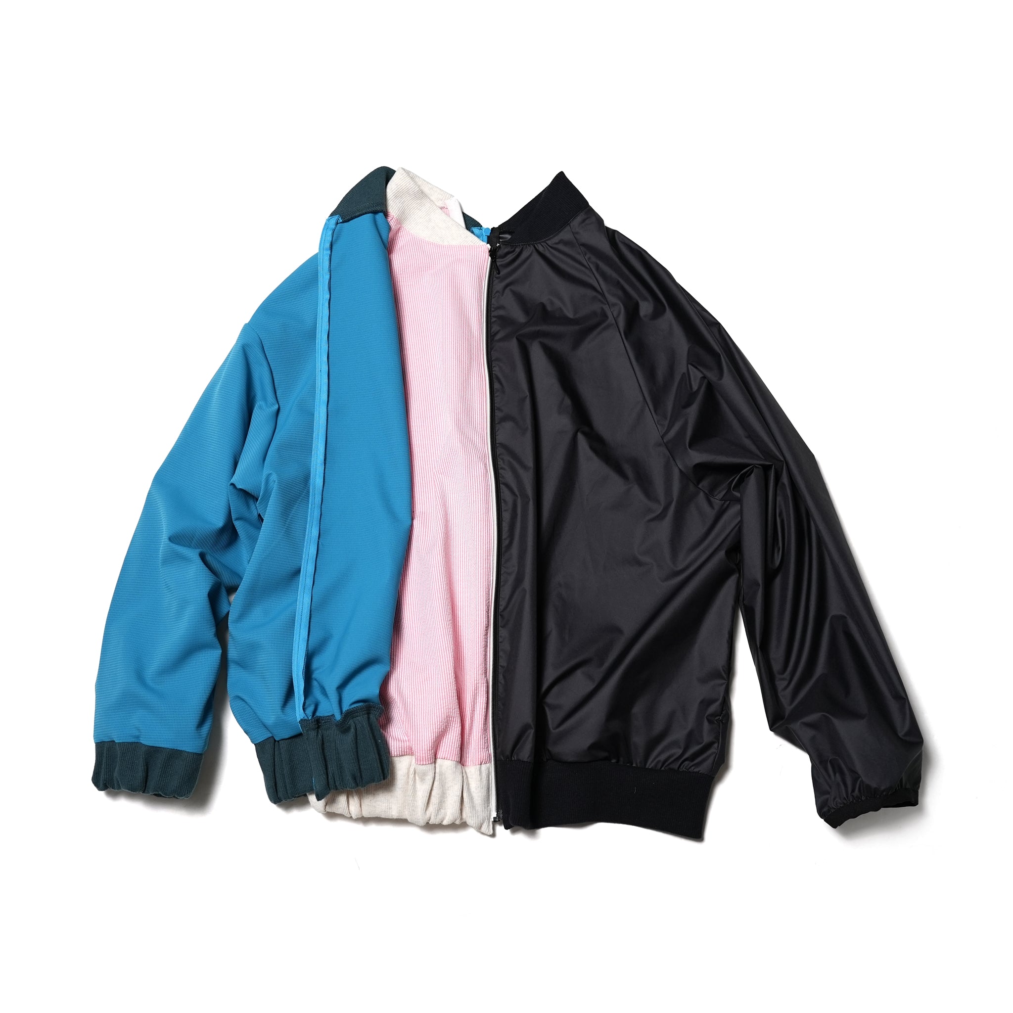 No:bsd23SS-07_a | Name:Three-piece right blouson | Color:Black【BEDSIDEDRAMA_ベッドサイドドラマ】【archive】