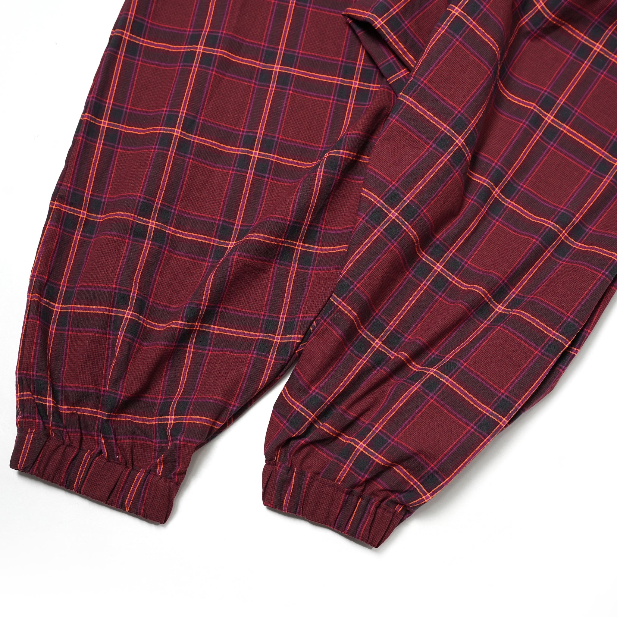No:bsd23SS-10_a | Name:Checked sarrouel pants | Color:Red【BEDSIDEDRAMA_ベッドサイドドラマ】【archive】