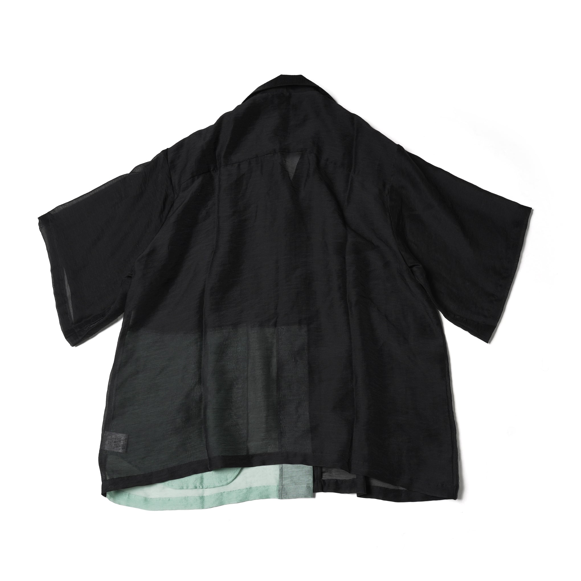 No:bsd23SS-13_b | Name:Super relax shirt | Color:Black【BEDSIDEDRAMA_ベッドサイドドラマ】【archive】