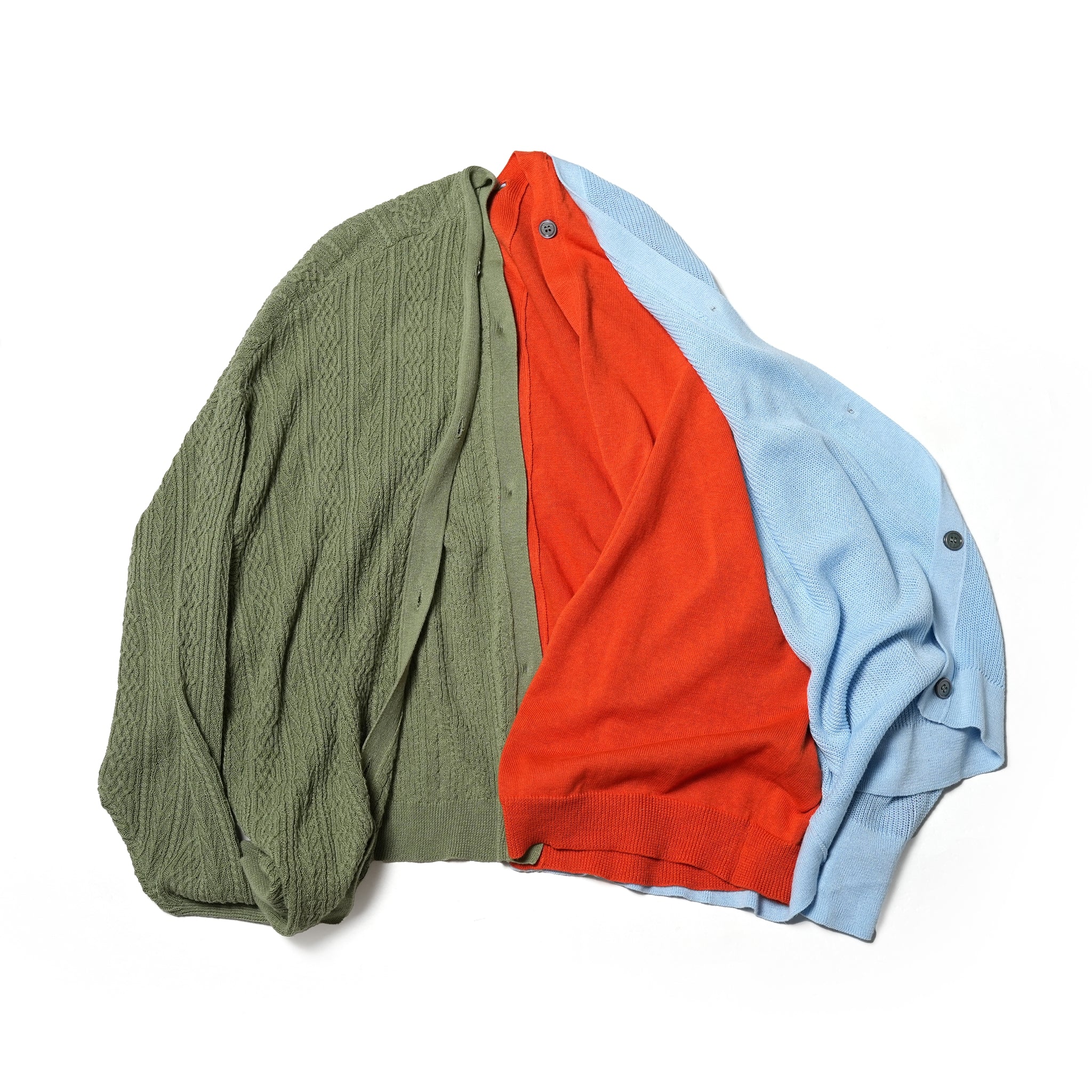 No:bsd23SS-20_b | Name:3piece knit cardigan | Color:Poppy【BEDSIDEDRAMA_ベッドサイドドラマ】【archive】