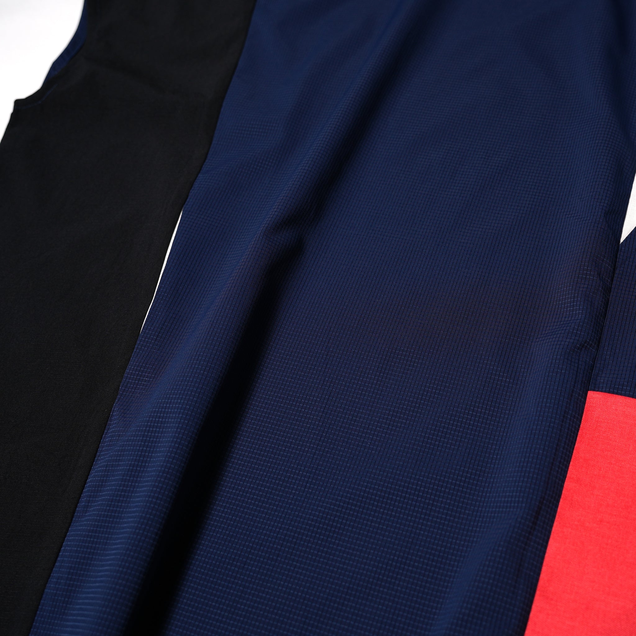 No:bsd23SS-02_b | Name:Color panel onepiece | Color:Navy【BEDSIDEDRAMA_ベッドサイドドラマ】【archive】