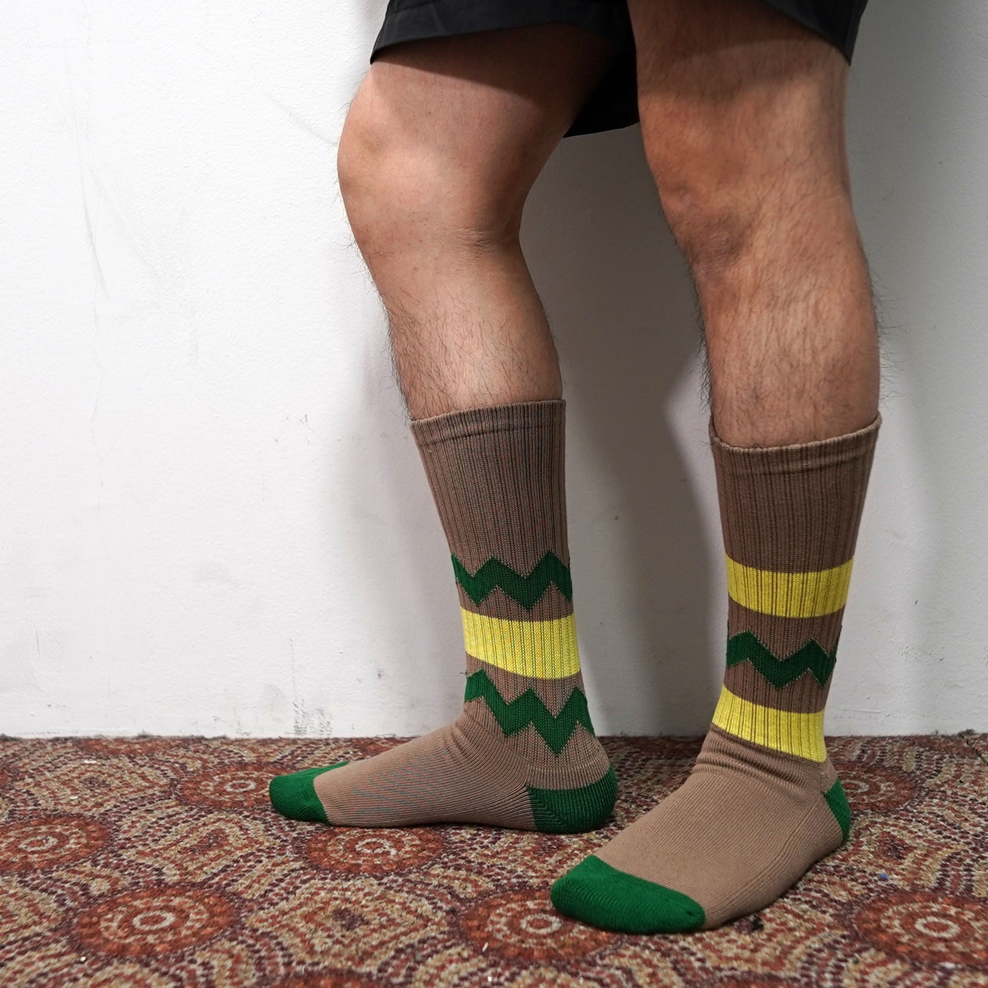 No:BB-TPS | Name: PACK SOCKS | Color :WHITE/IVORY/KHAKI 【BILLY BUDDUSKY ビリーバダスキー】【ネコポス選択可能】-BILLY BUDDUSKY-ADDICTION FUKUOKA