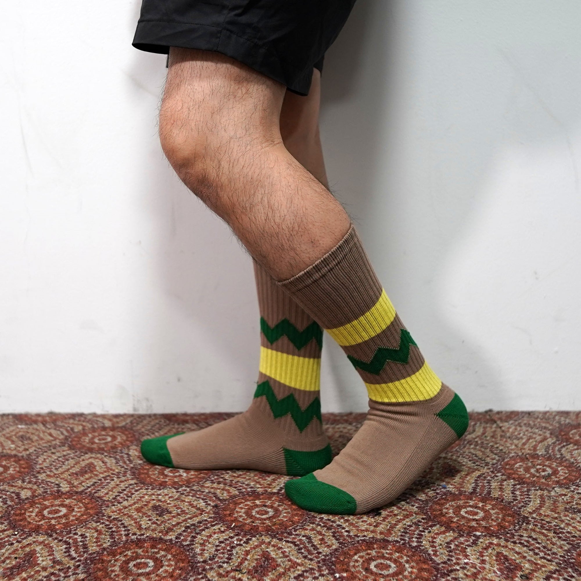 No:BB-TPS | Name: PACK SOCKS | Color :WHITE/IVORY/KHAKI 【BILLY BUDDUSKY ビリーバダスキー】【ネコポス選択可能】-BILLY BUDDUSKY-ADDICTION FUKUOKA