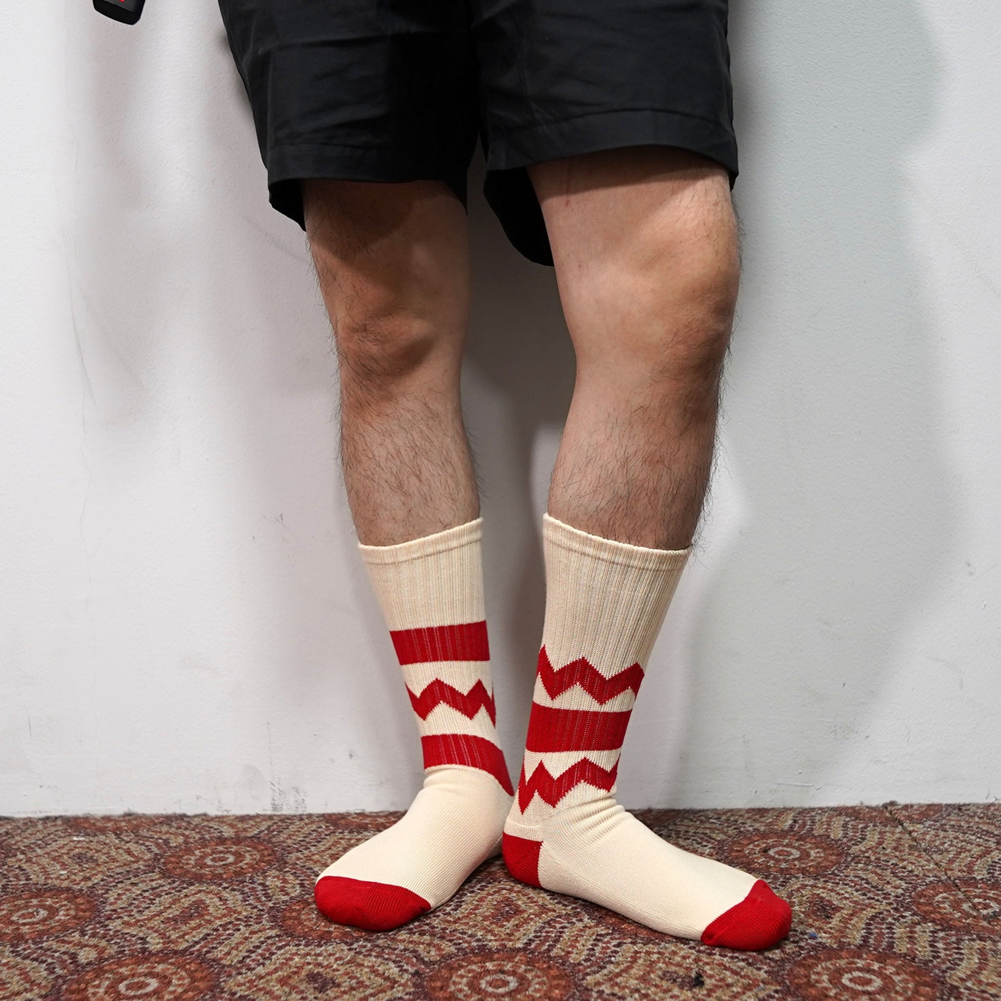 No:BB-TPS | Name: PACK SOCKS | Color :WHITE/IVORY/KHAKI 【BILLY BUDDUSKY ビリーバダスキー】【ネコポス選択可能】-BILLY BUDDUSKY-ADDICTION FUKUOKA