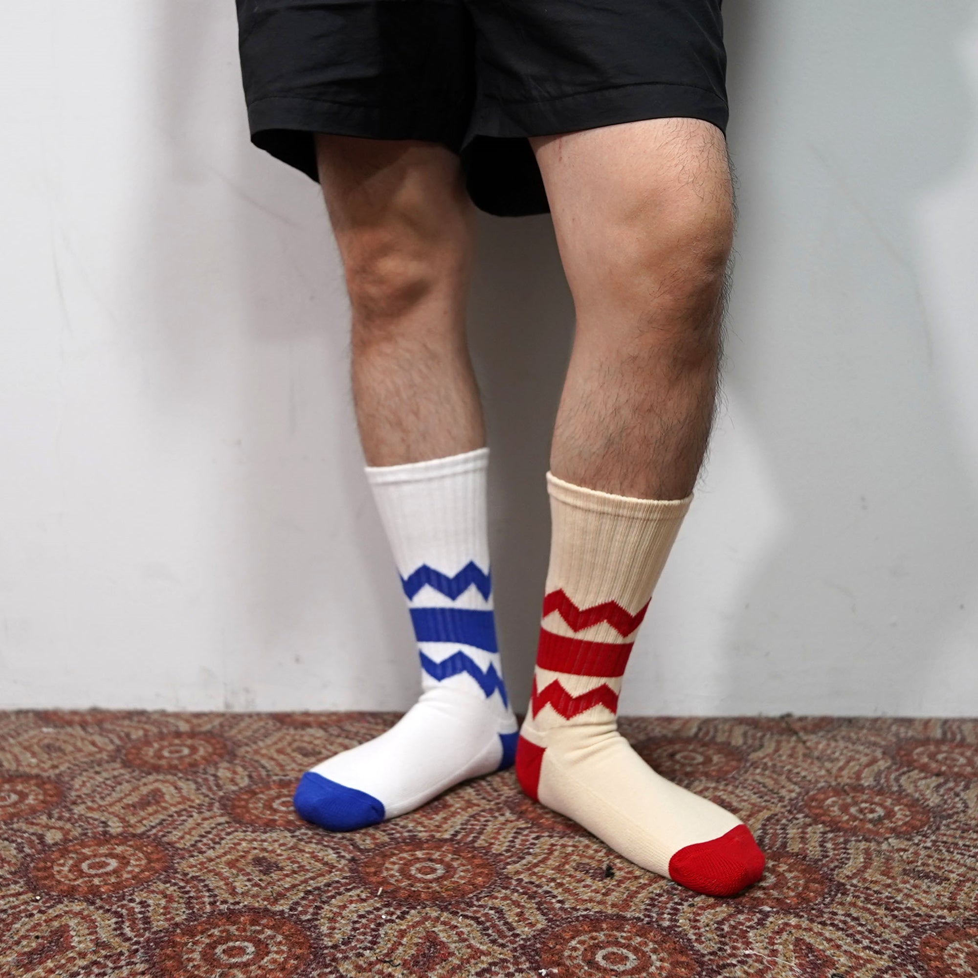No:BB-TPS | Name: PACK SOCKS | Color :WHITE/IVORY/KHAKI 【BILLY BUDDUSKY ビリーバダスキー】【ネコポス選択可能】-BILLY BUDDUSKY-ADDICTION FUKUOKA