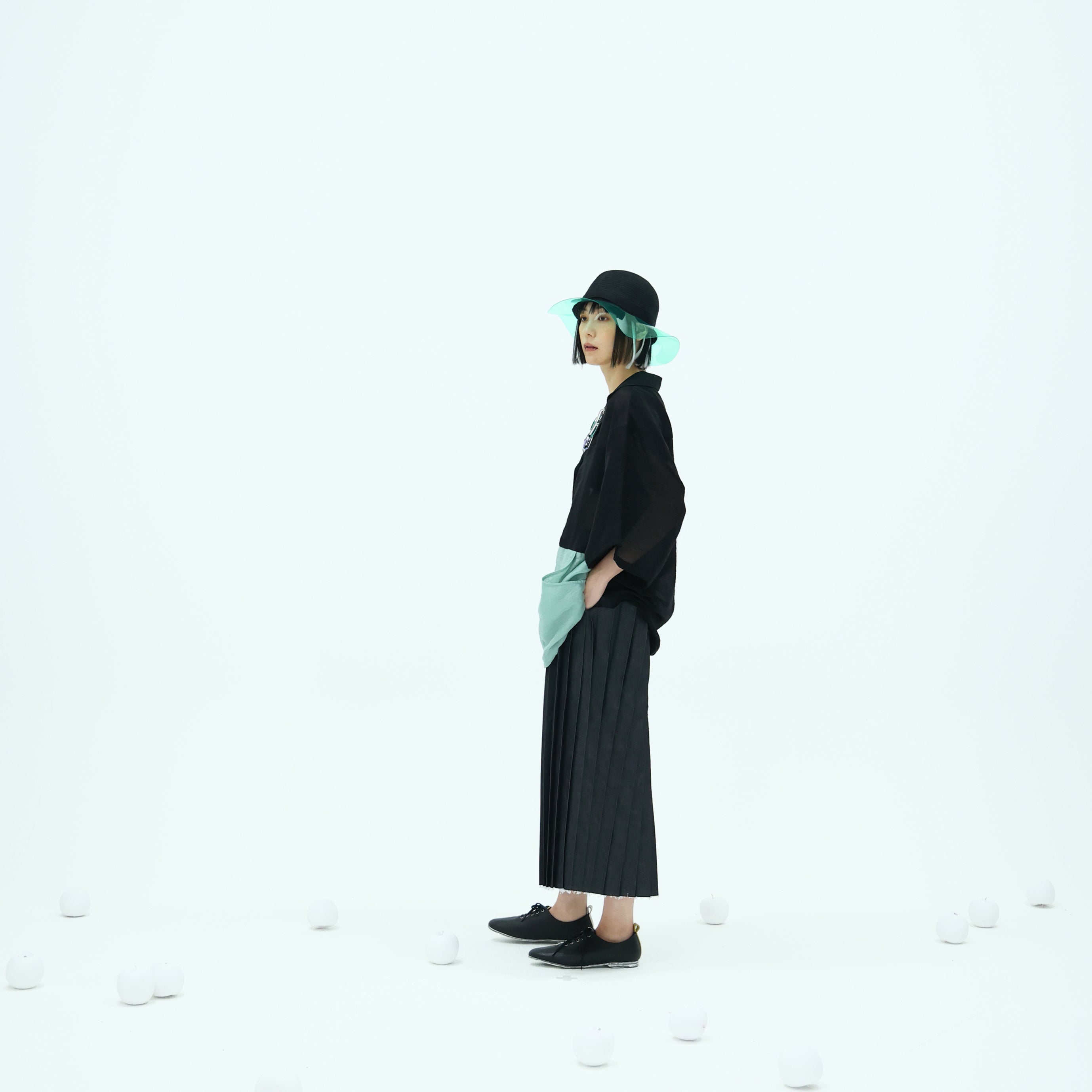 No:bsd23SS-13_b | Name:Super relax shirt | Color:Black【BEDSIDEDRAMA_ベッドサイドドラマ】【archive】