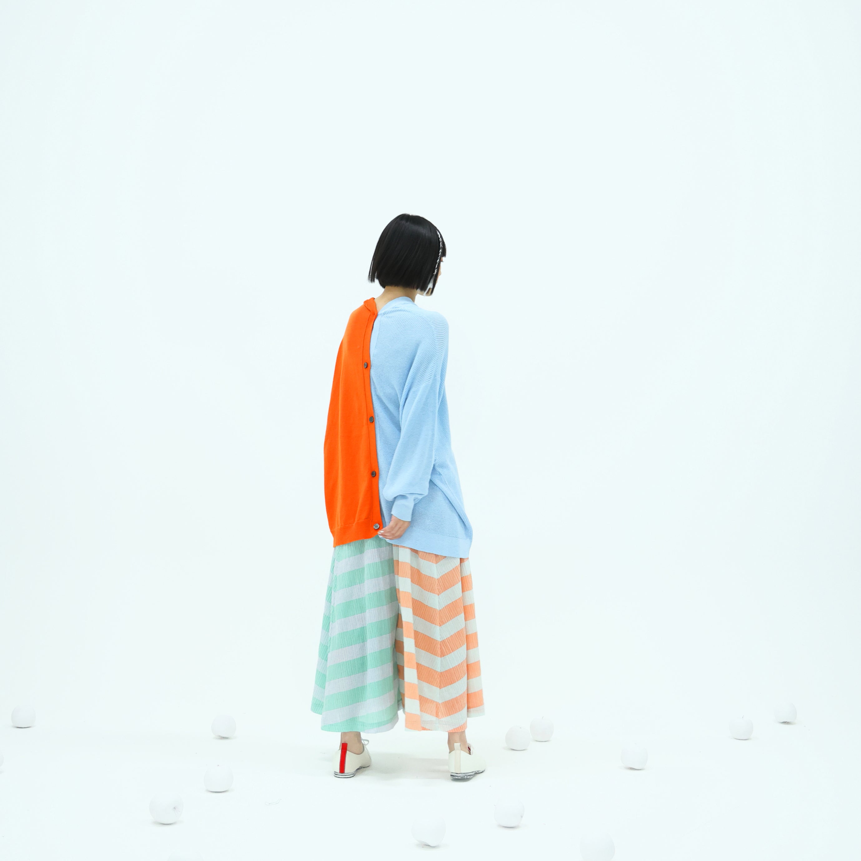 No:bsd23SS-20_b | Name:3piece knit cardigan | Color:Poppy【BEDSIDEDRAMA_ベッドサイドドラマ】【archive】