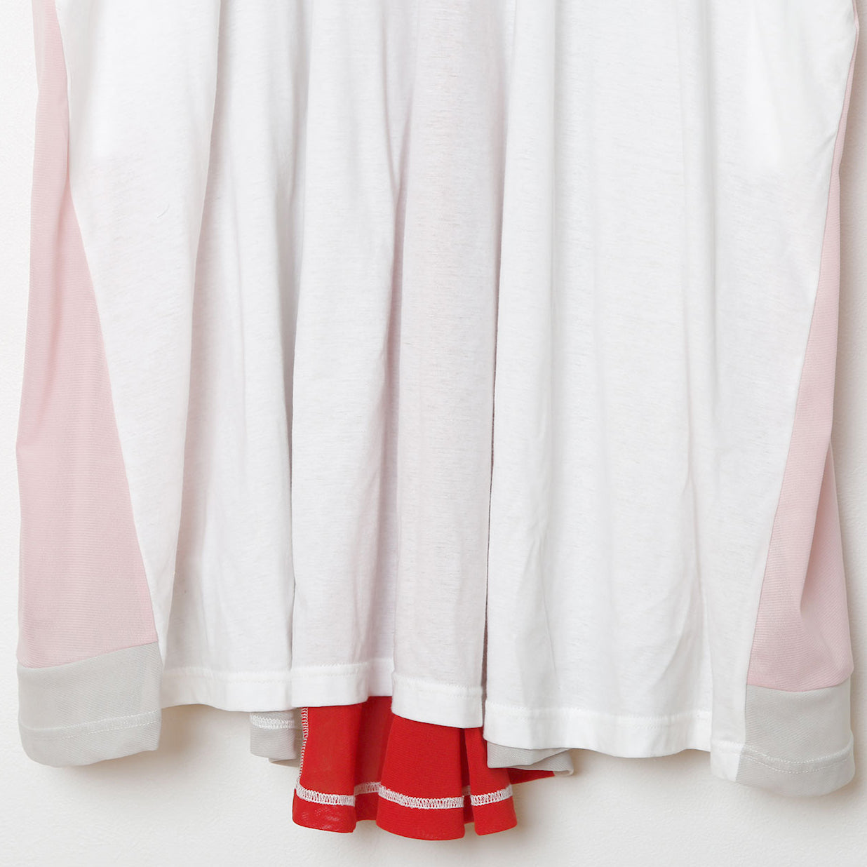 No:bsd23SS-27_a | Name:Peacock Dress tee | Color:White【BEDSIDEDRAMA_ベッドサイドドラマ】【archive】
