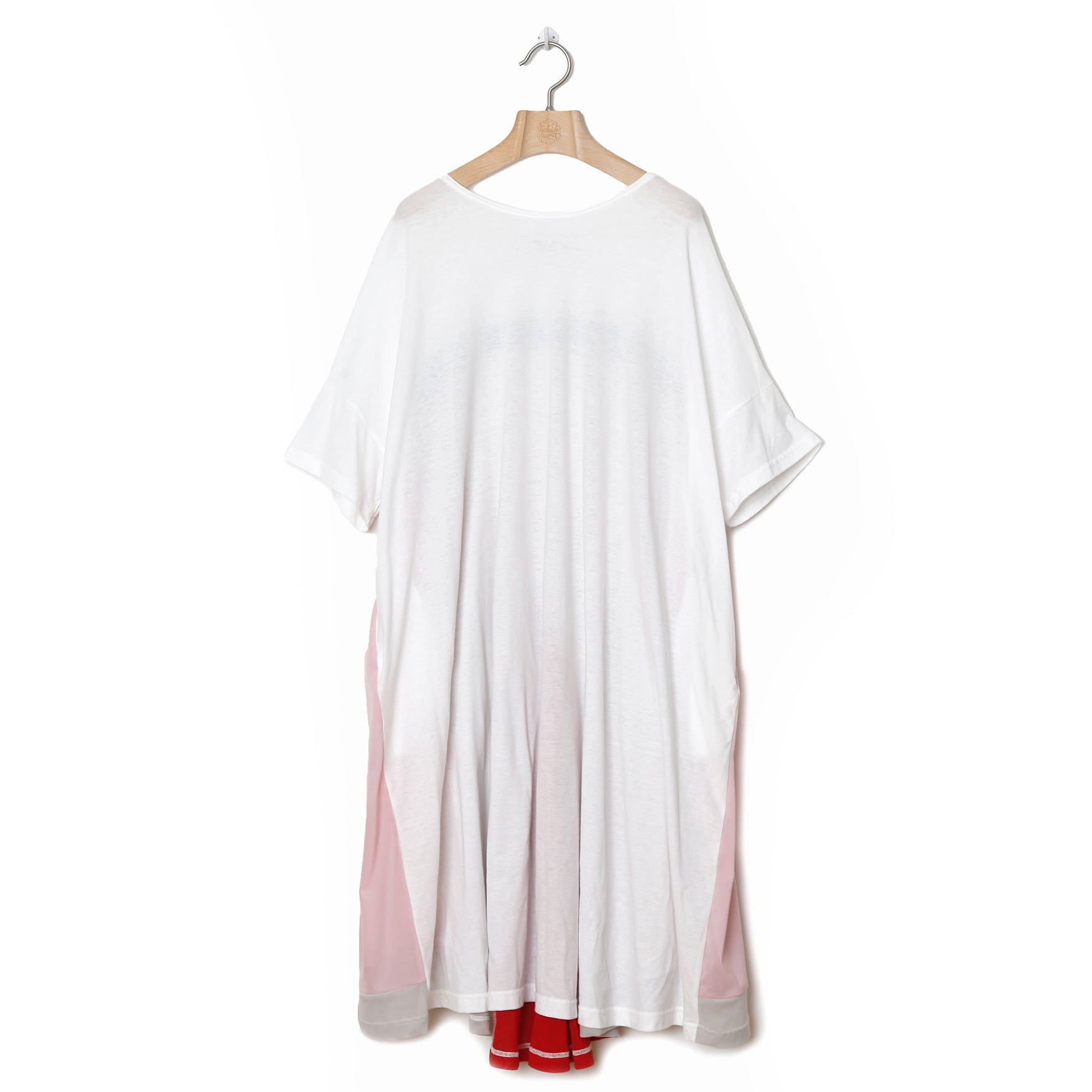 No:bsd23SS-27_a | Name:Peacock Dress tee | Color:White【BEDSIDEDRAMA_ベッドサイドドラマ】【archive】