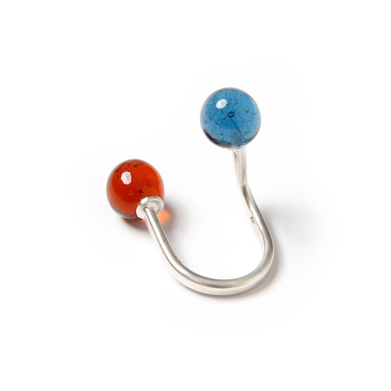 bsd23SS-35_b | Float glass ring | Color:Rd・Bl【BEDSIDEDRAMA_ベッドサイドドラマ】【archive】
