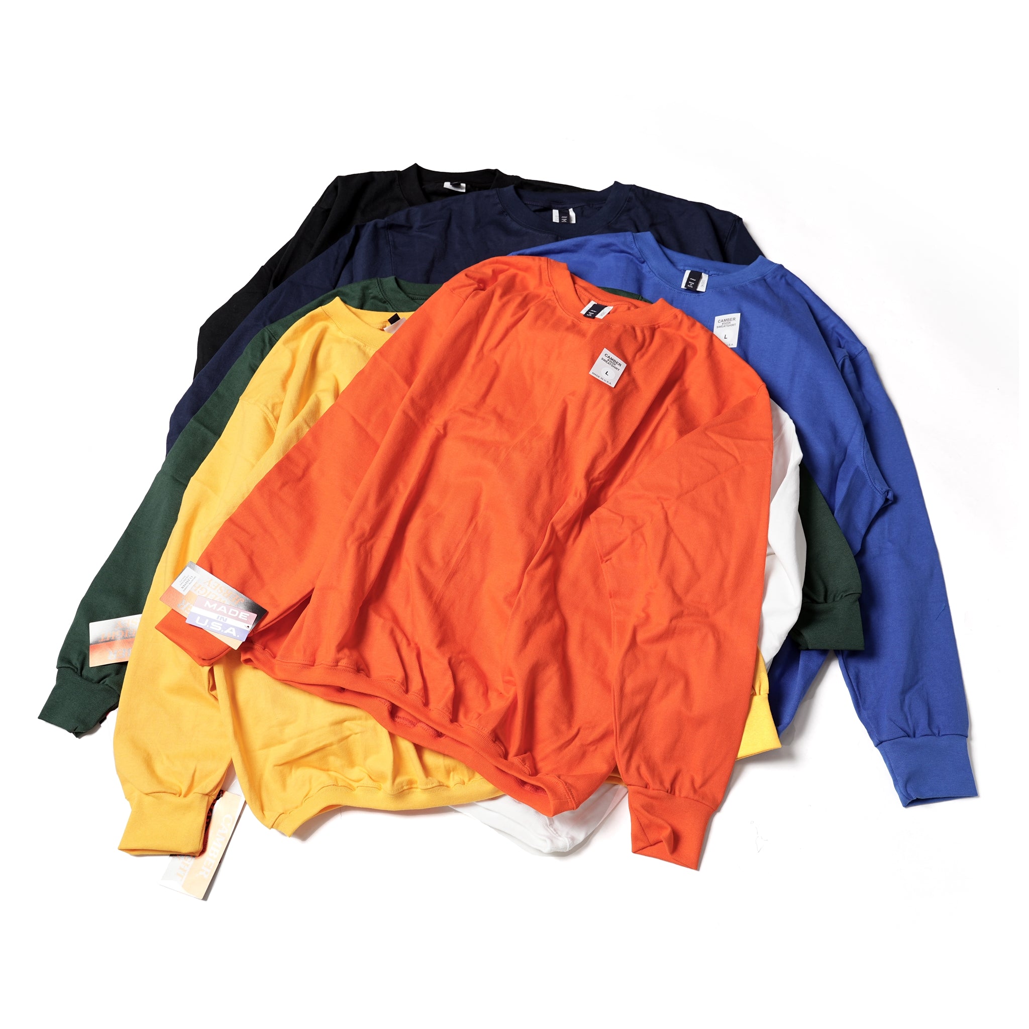 #305R | SWEATSHIRT_CAMBER 80z MAXXX-WEIGHT COTTON! – 8 Colors / XL | SMOKE TONE × CAMBER | SMOKE T ONE