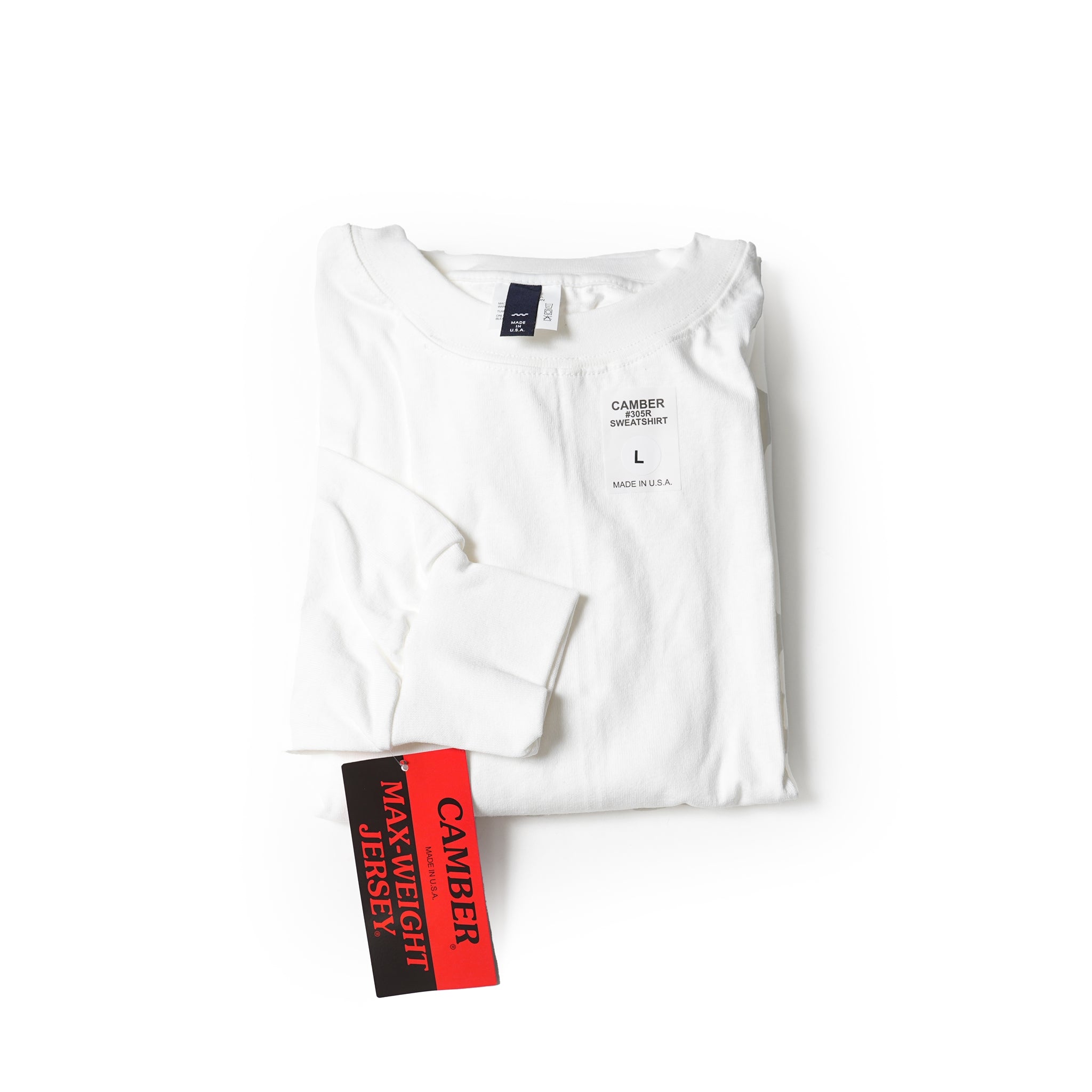 #305R | SWEATSHIRT_CAMBER 80z MAXXX-WEIGHT COTTON! – 8 Colors / XL | SMOKE TONE × CAMBER | SMOKE T ONE