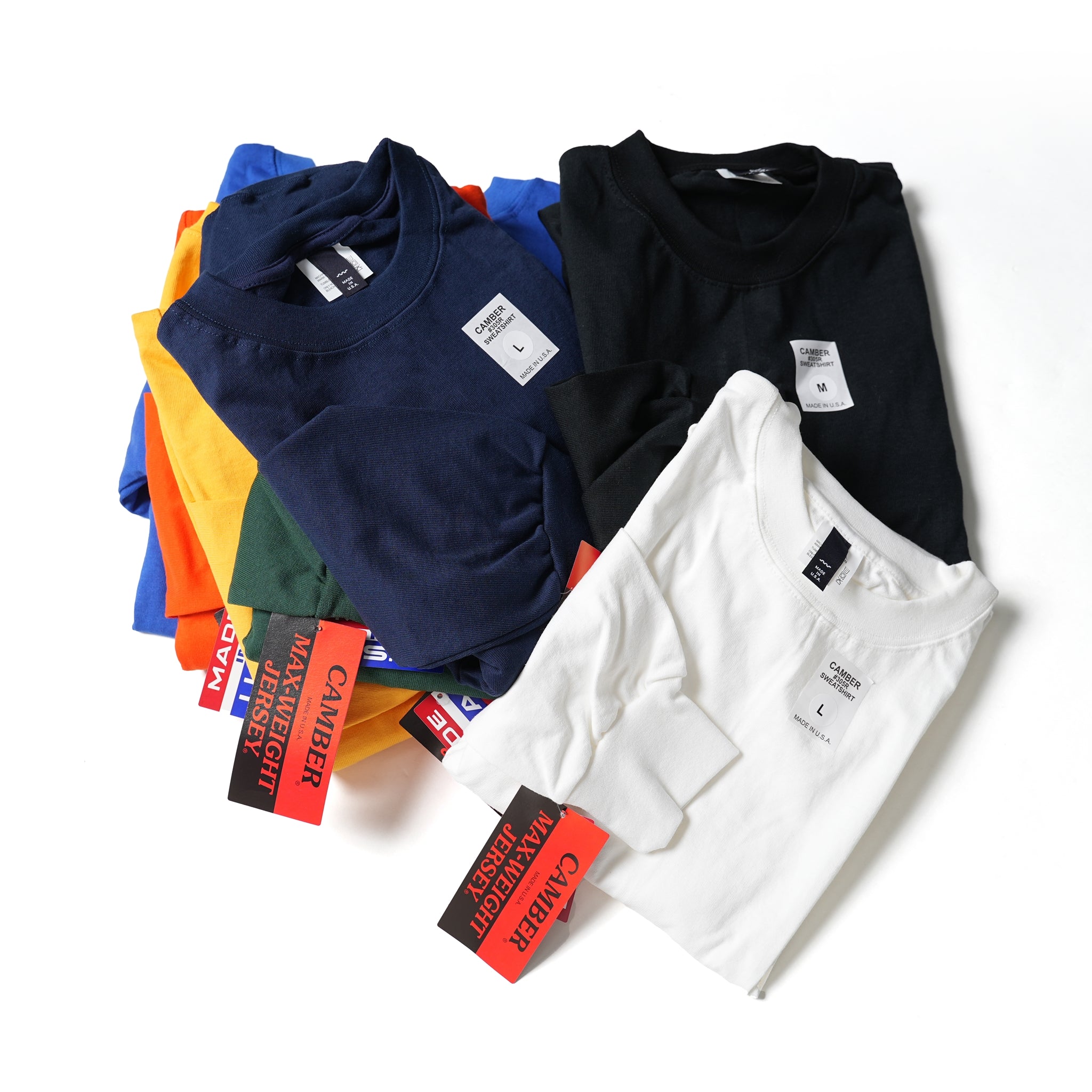 #305R | SWEATSHIRT_CAMBER 80z MAXXX-WEIGHT COTTON! – 8 Colors / XL | SMOKE TONE × CAMBER | SMOKE T ONE