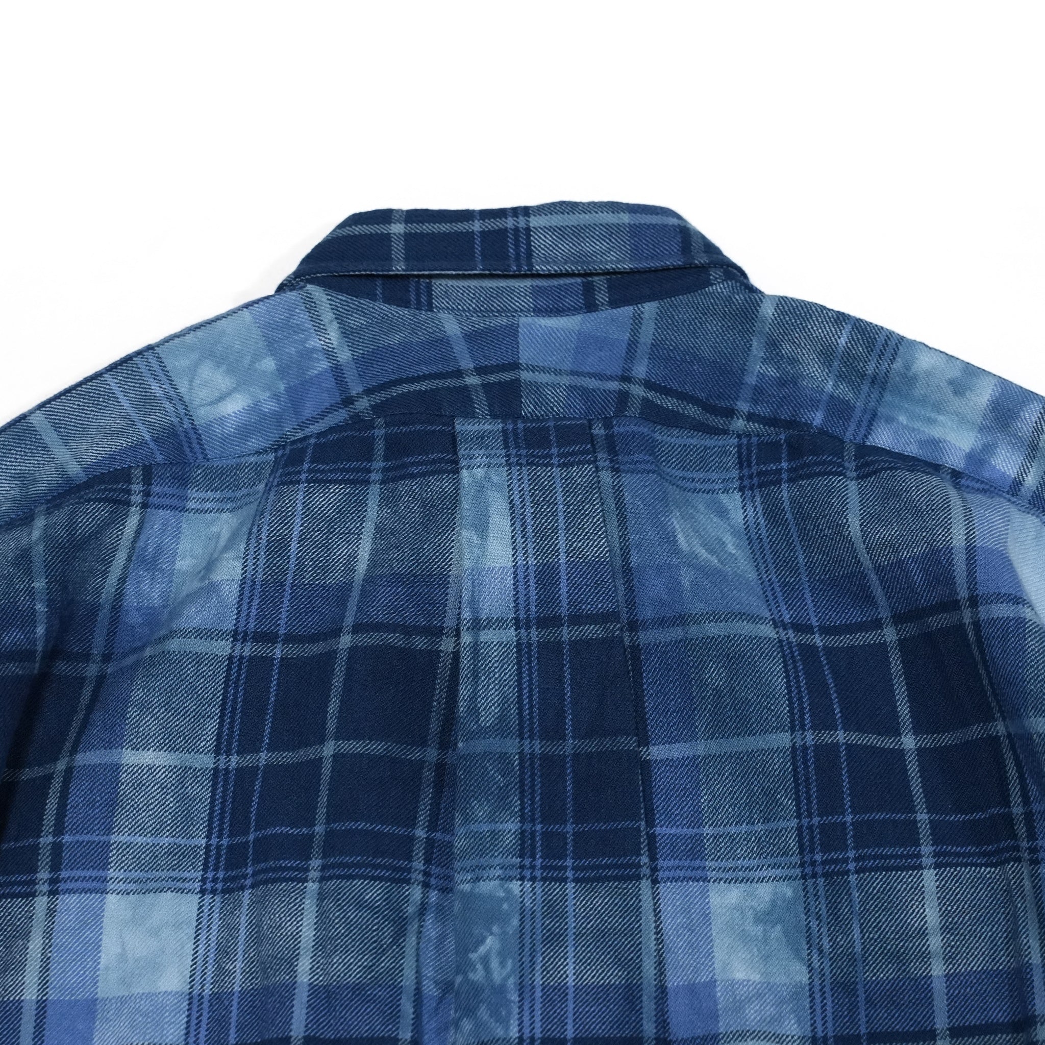 No:RGW-01_A | Name:REGULAR WIDE SHIRTS-AMERICAN CHECK DYE | Color:Blue【CATTA_カッタ】【archive】