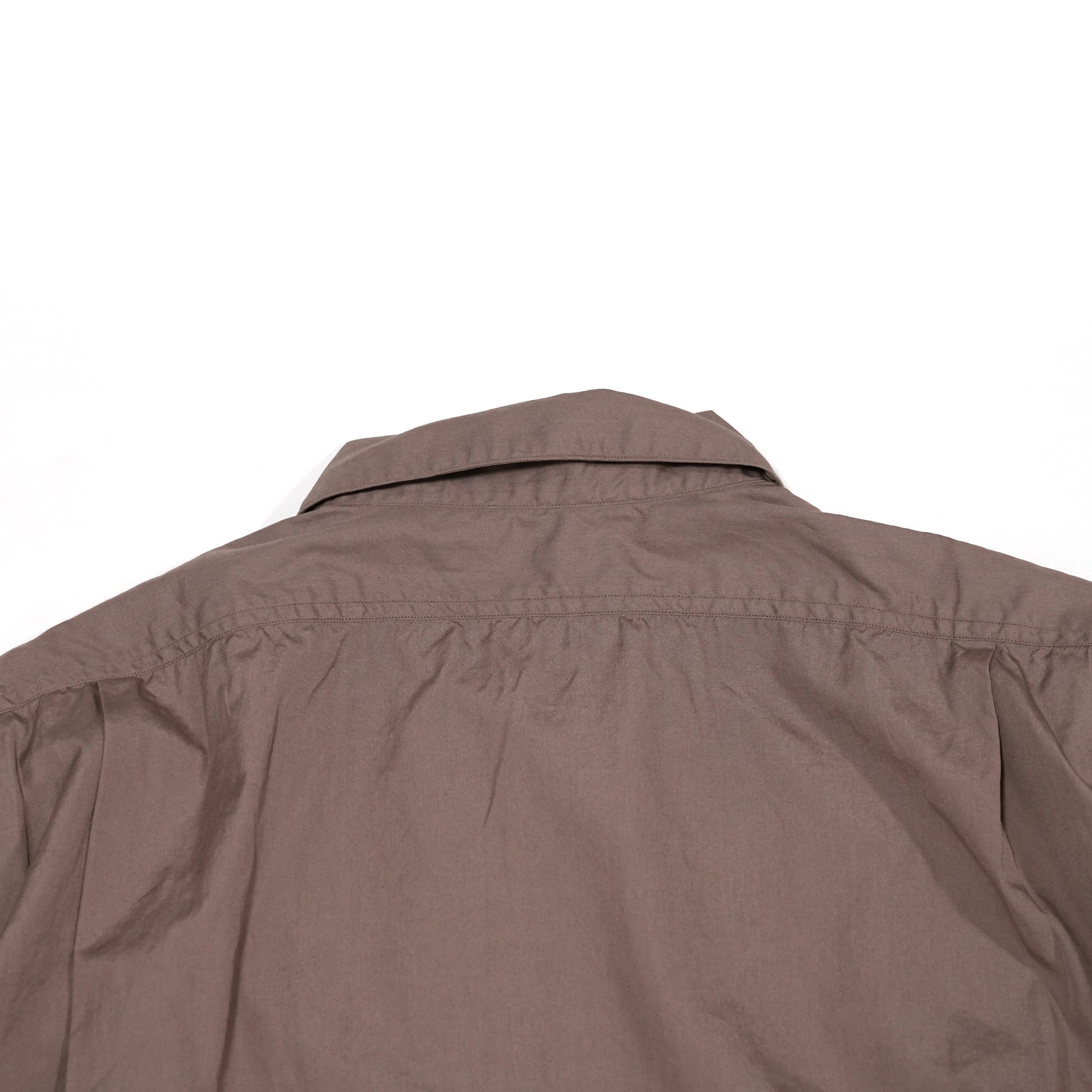 WP-02_C | W POCKET SHIRTS-100/2 BROAD | Color:Brown【CATTA_カッタ】