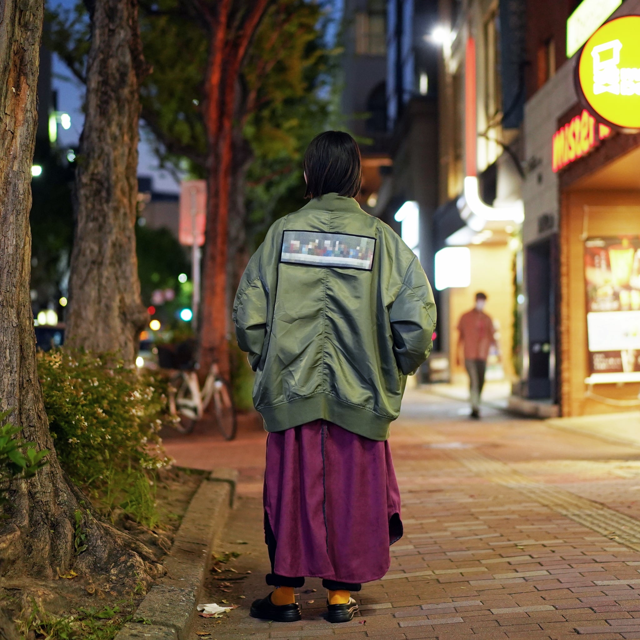 SNA21-CR-P01 | Big Ma-1 | Color:Green/Gray | Size:Free【SEIVSONS X (A)CRYPSIS®】【SEIVSON_セイヴソン】【archive】